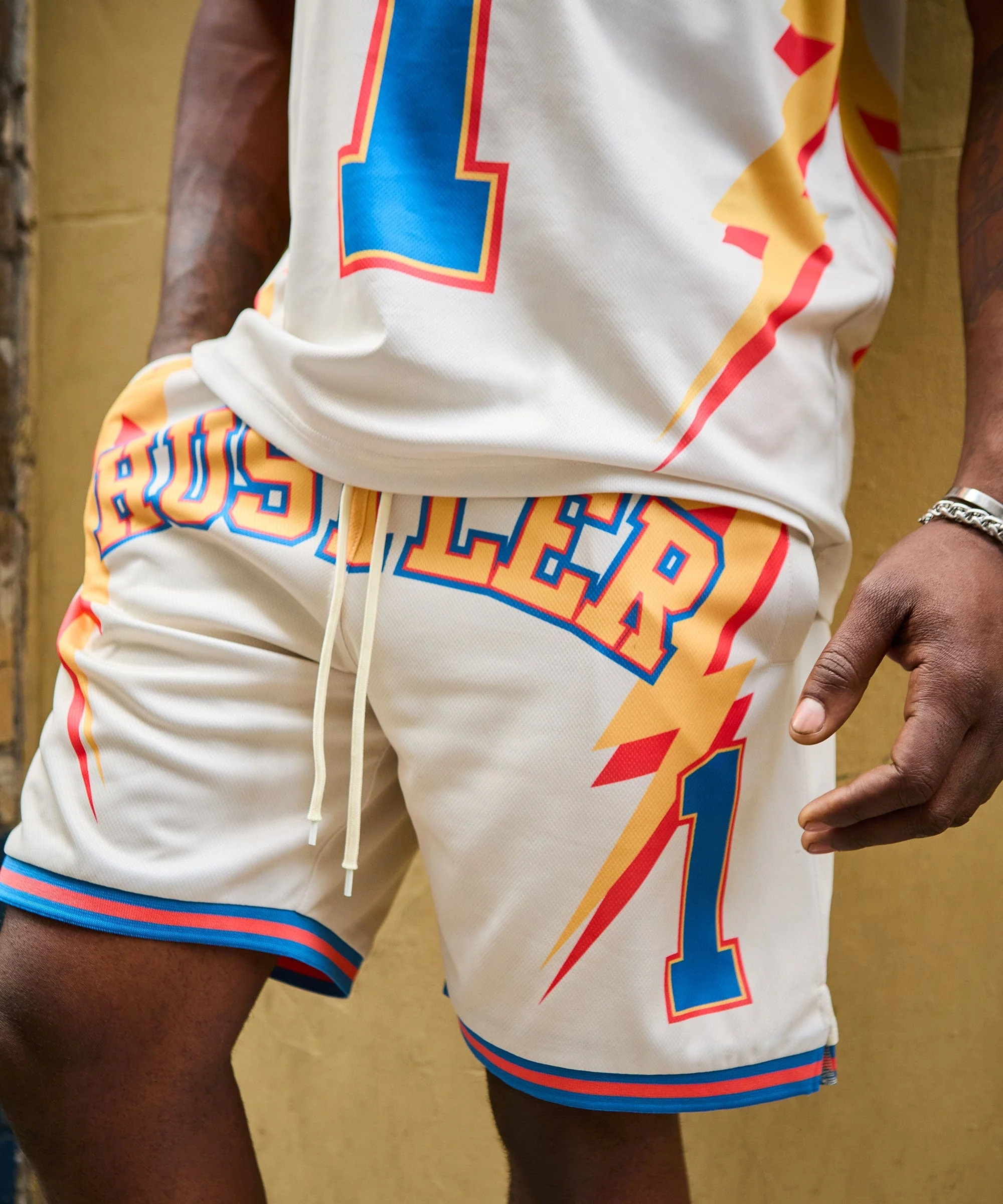 Hustler Basketball Short - Khaki - Image 6
