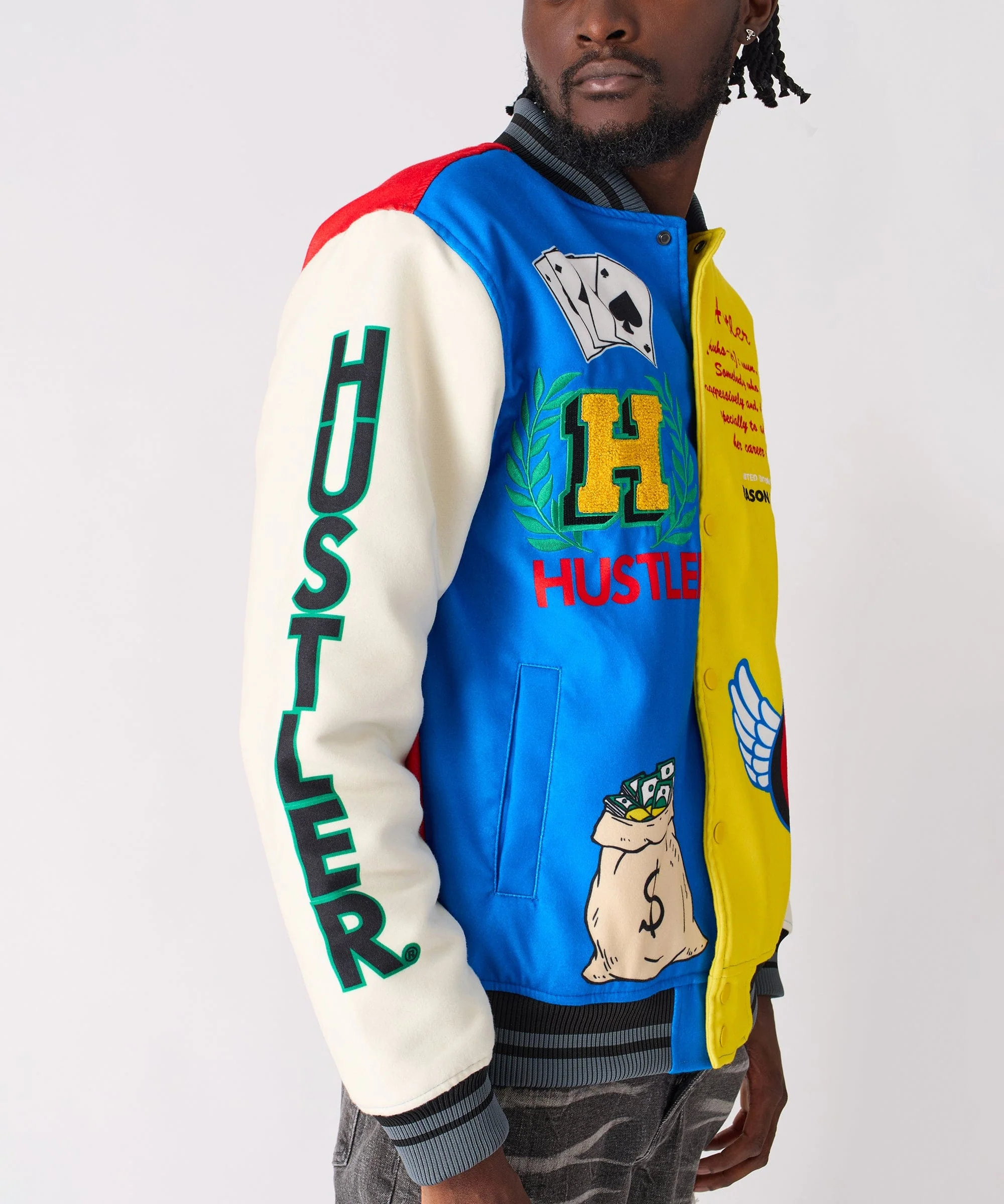 Hustler Varsity Jacket - Image 3