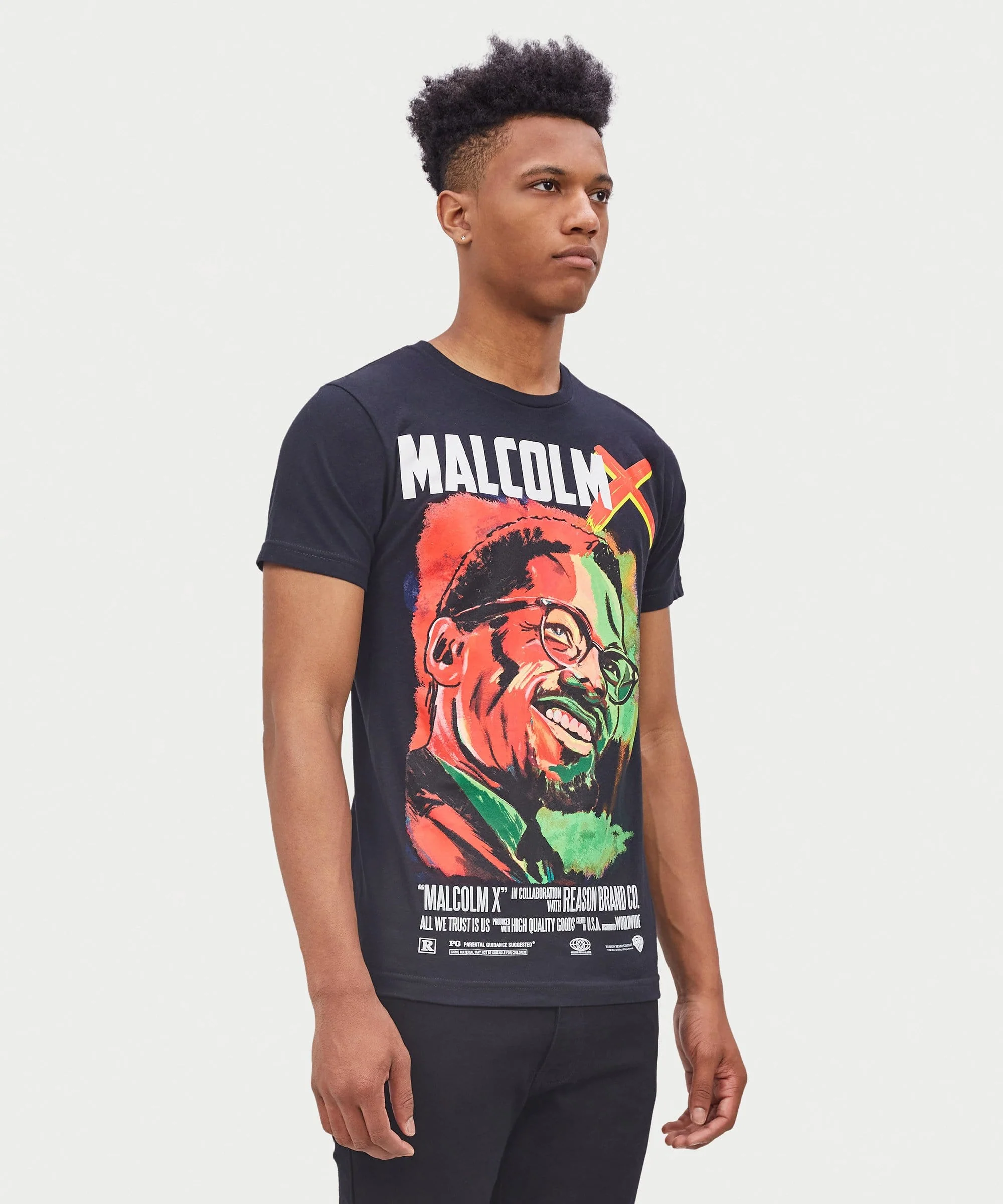 Malcolm X Portrait Tee - Image 4