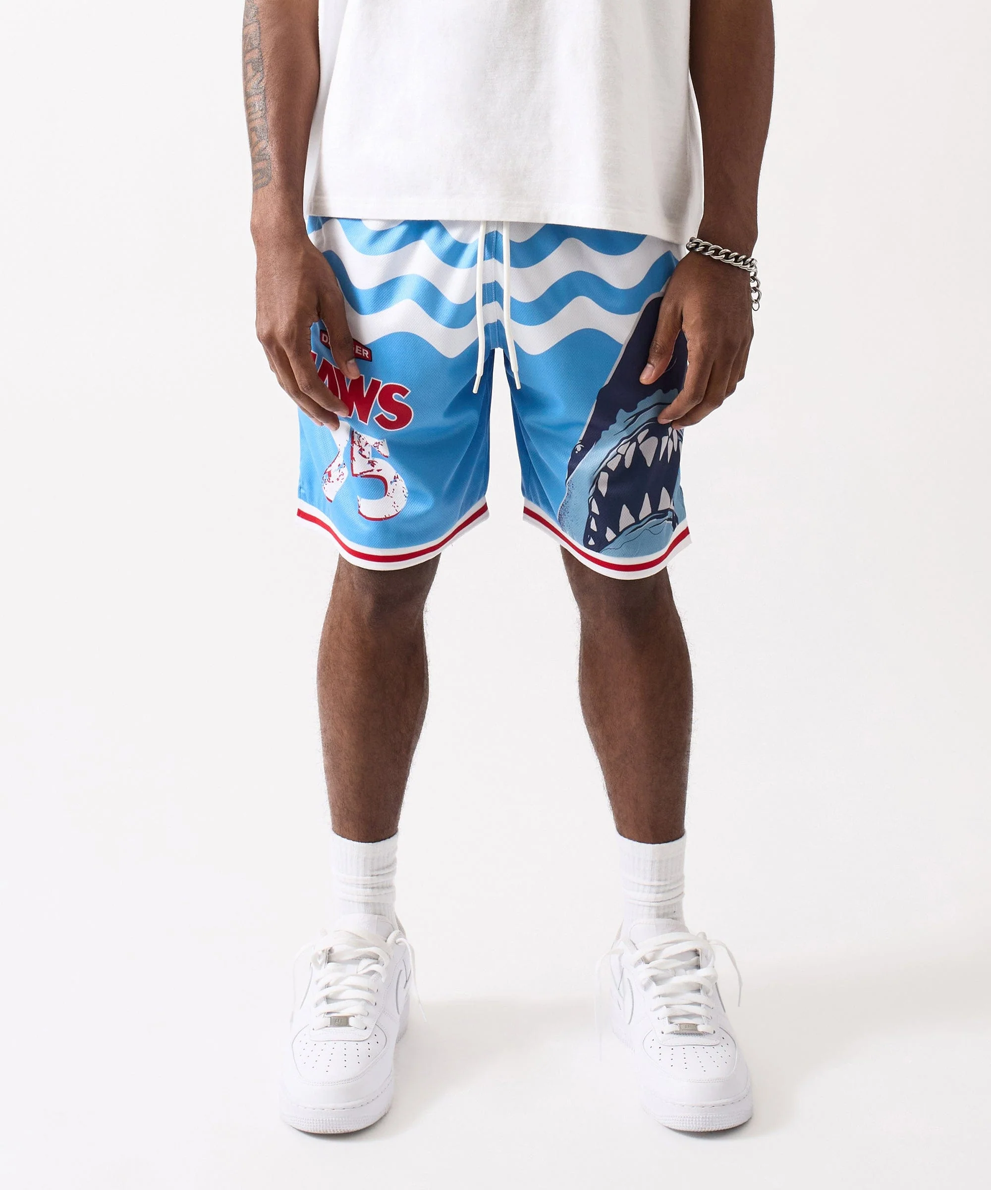 Jaws Basketball Short - Light Blue - Image 2