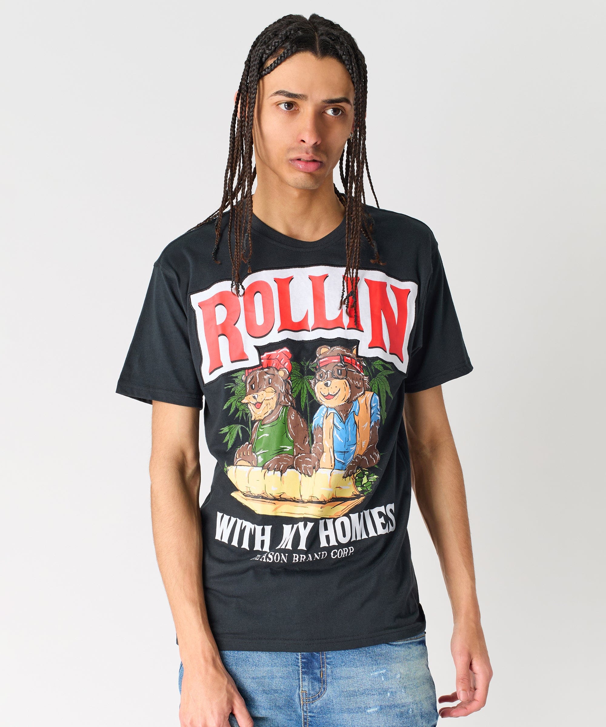 Keep Rollin On Short Sleeve Tee - Black - Image 2