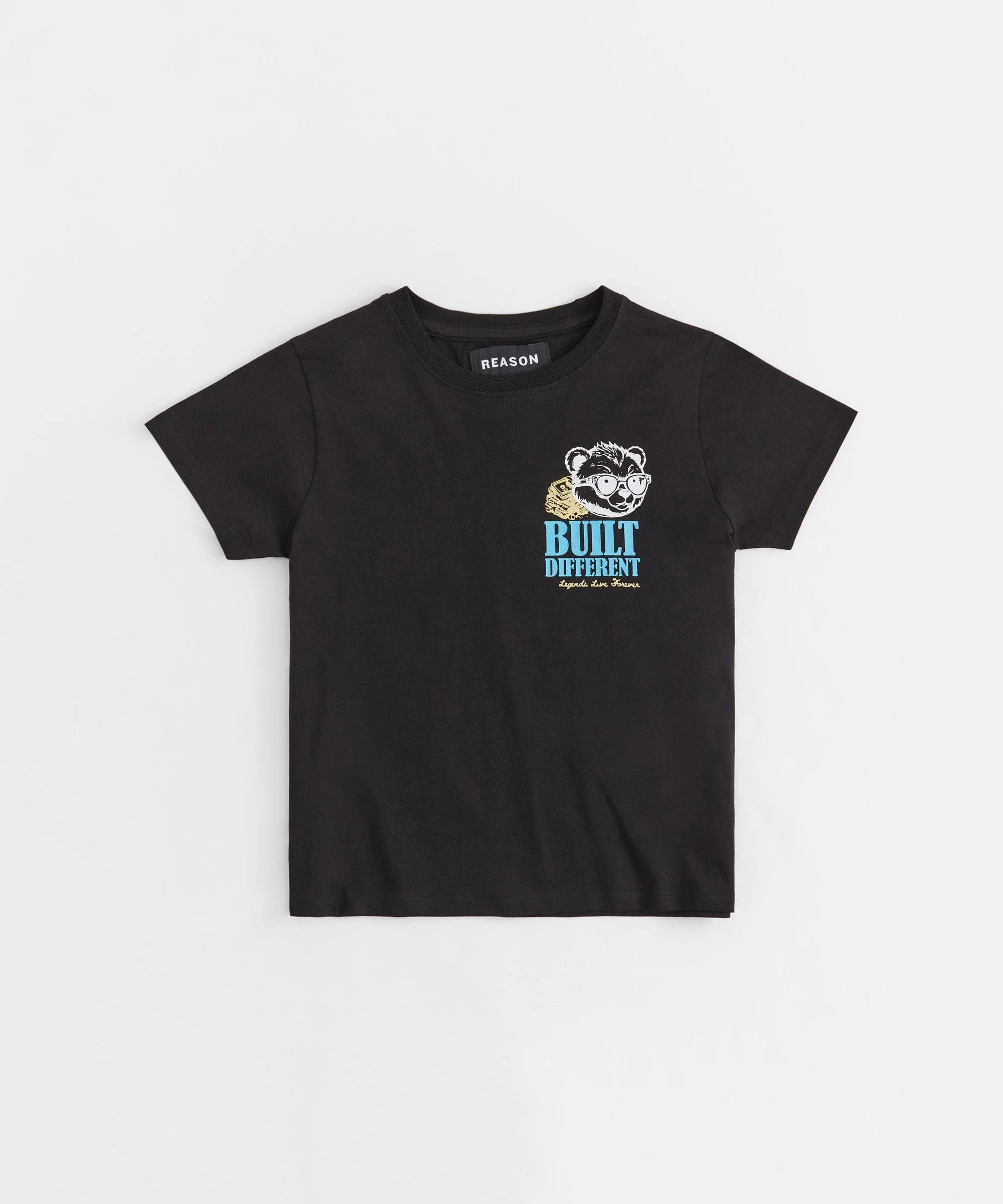 Kids Built Different Short Sleeve Tee - Black