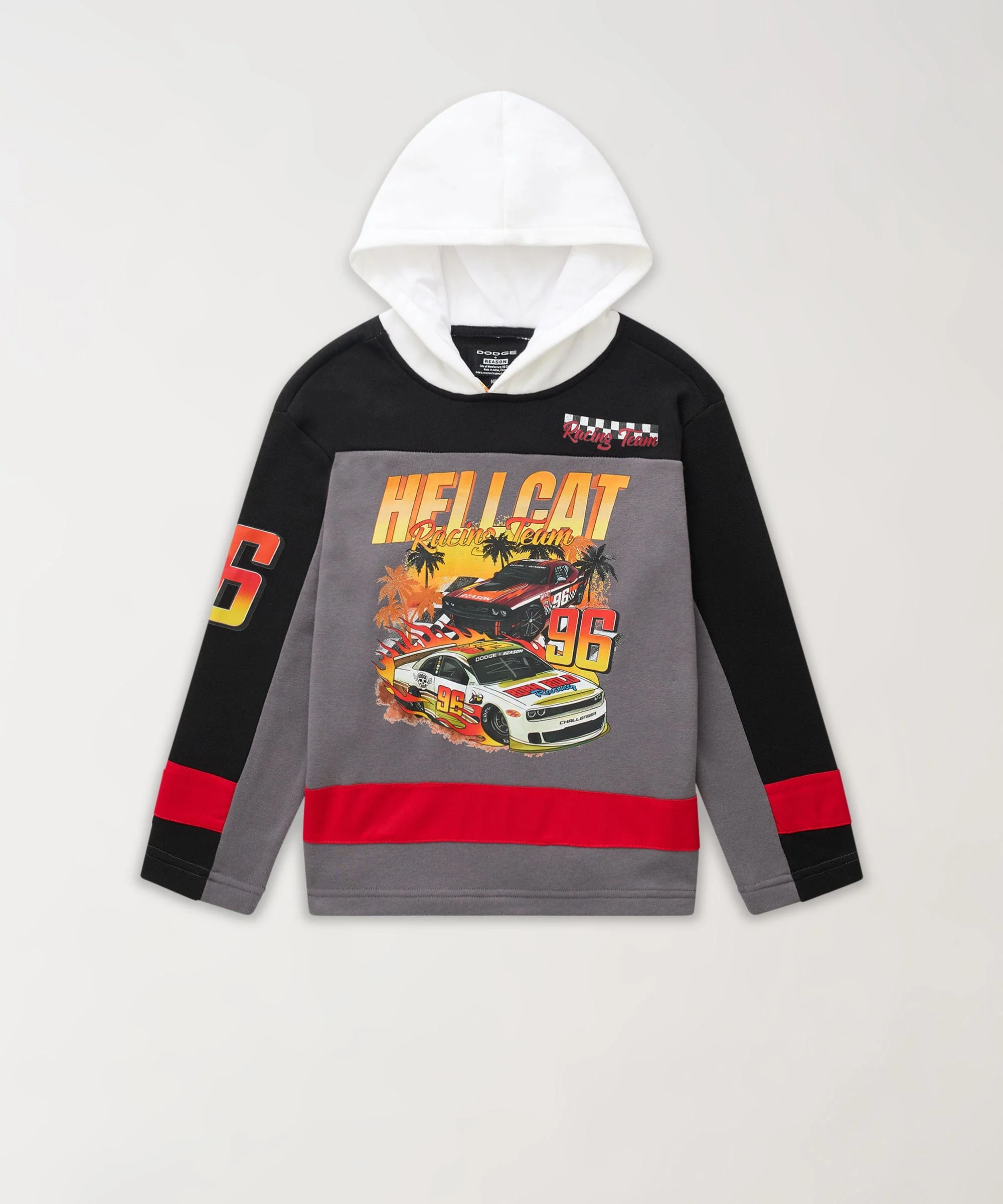 Kids Dodge Hellcat Hockey Long Sleeve Jersey