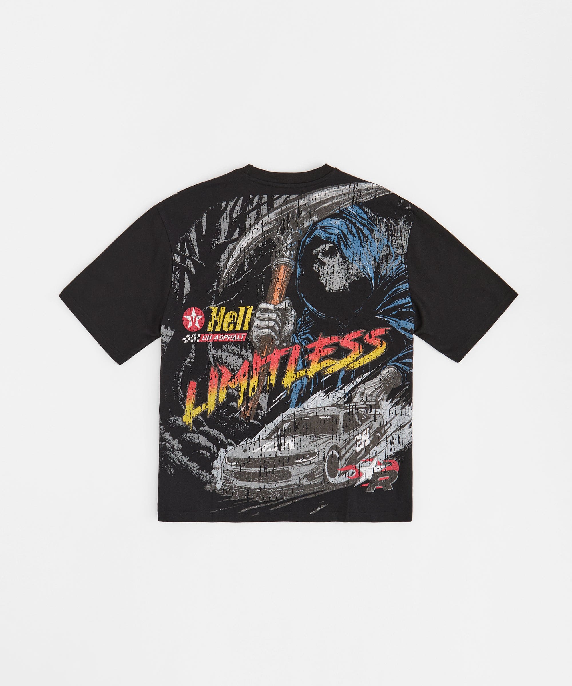 Kids Limitless Racing Short Sleeve Tee - Black - Image 2