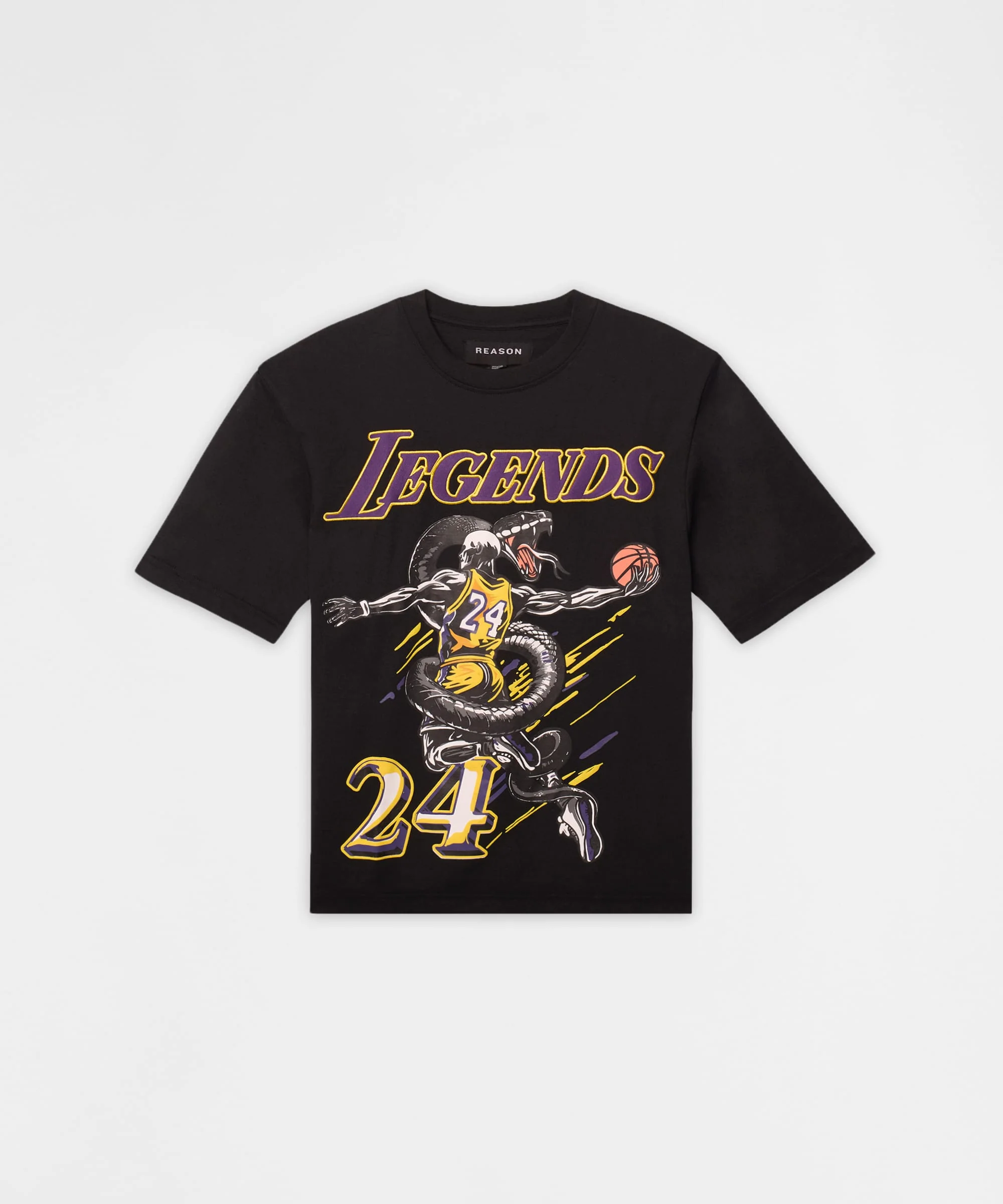 Legends 24 Applique Short Sleeve Tee - Black