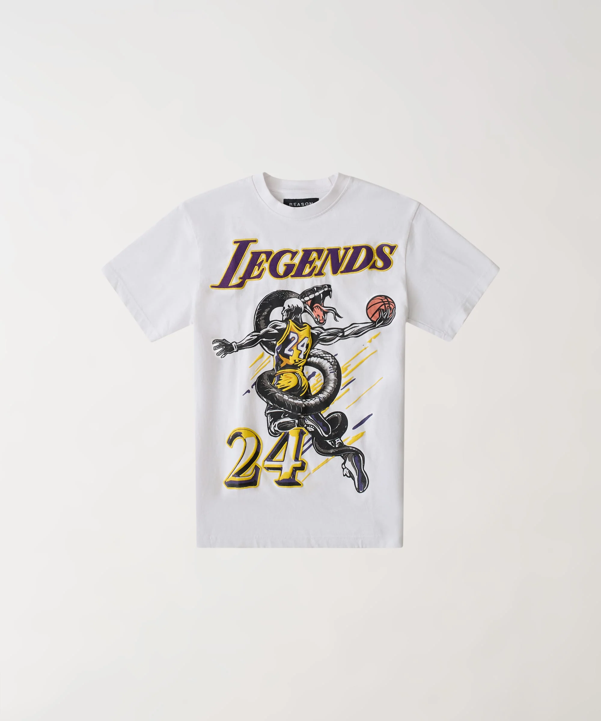 Legends 24 Applique Short Sleeve Tee - White