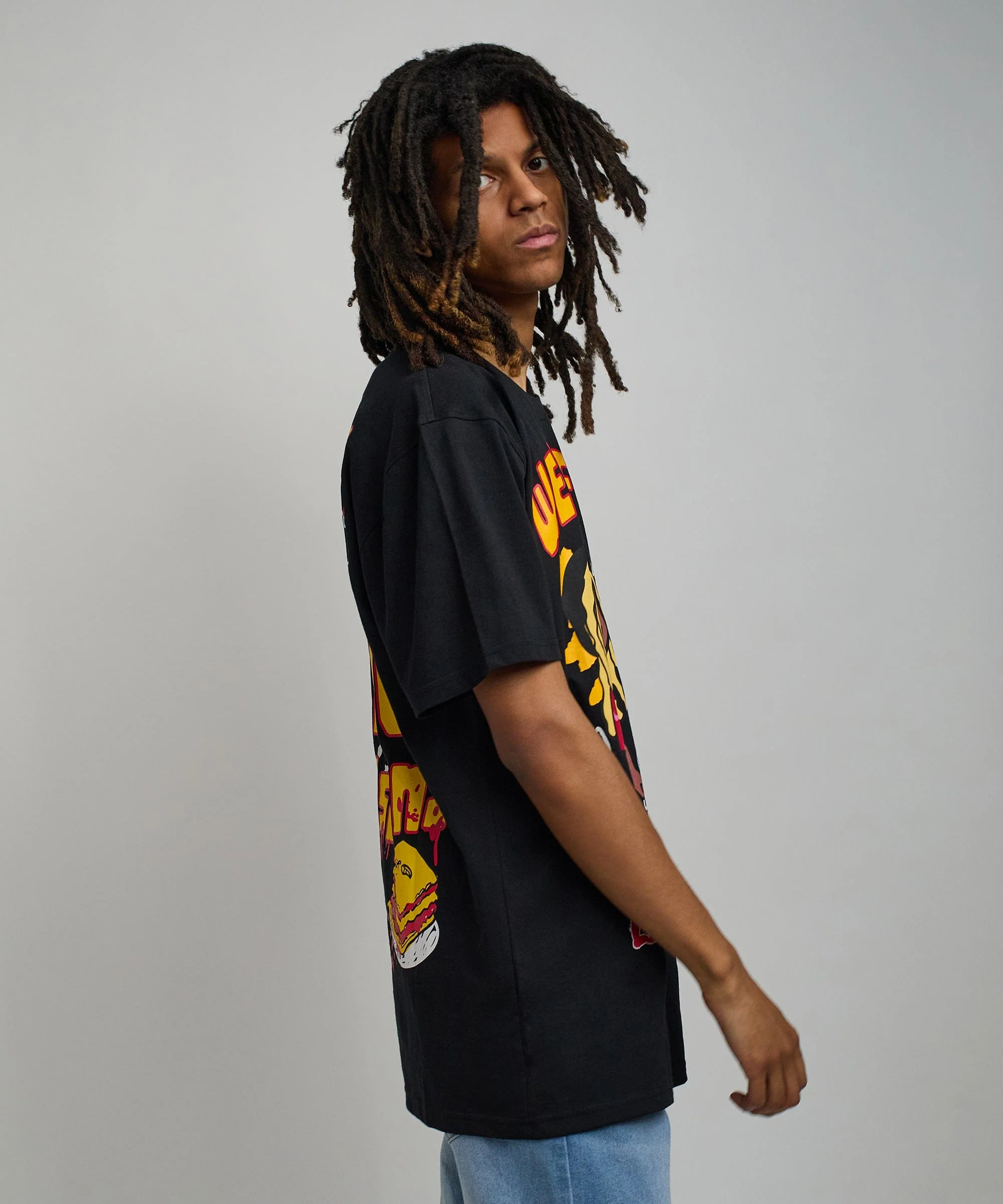 Lil Wayne Real GS Front And Back Print Short Sleeve Tee - Black - Image 6