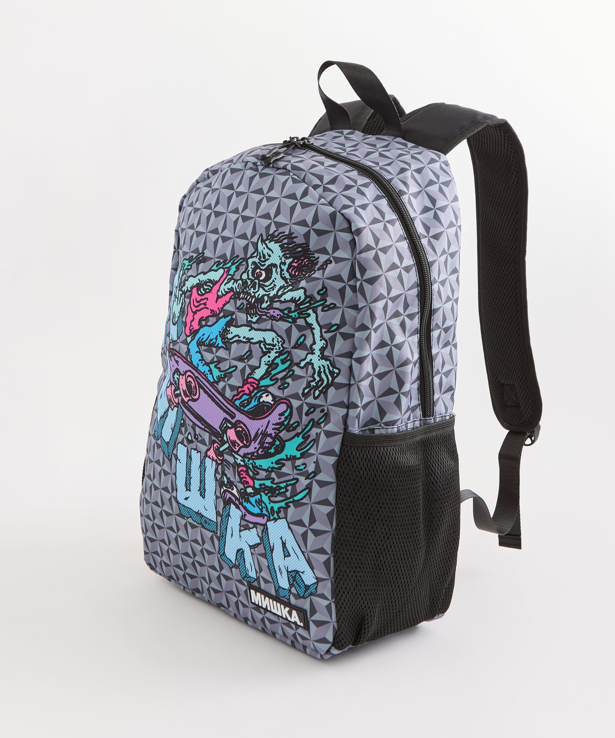 Mishka Eyeball Backpack - Grey - Image 2