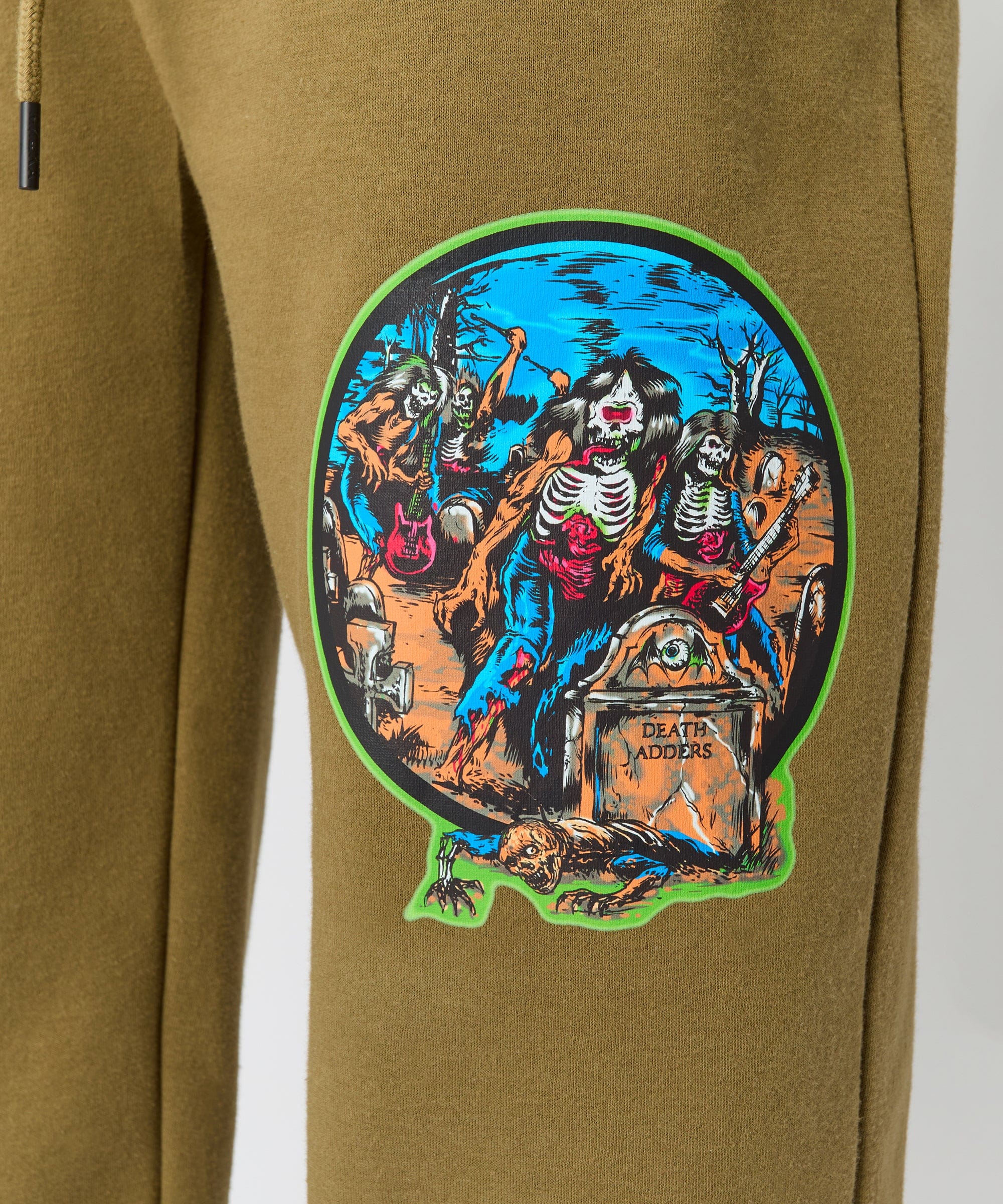 Mishka Band Sweatpants - Olive Green - Image 2