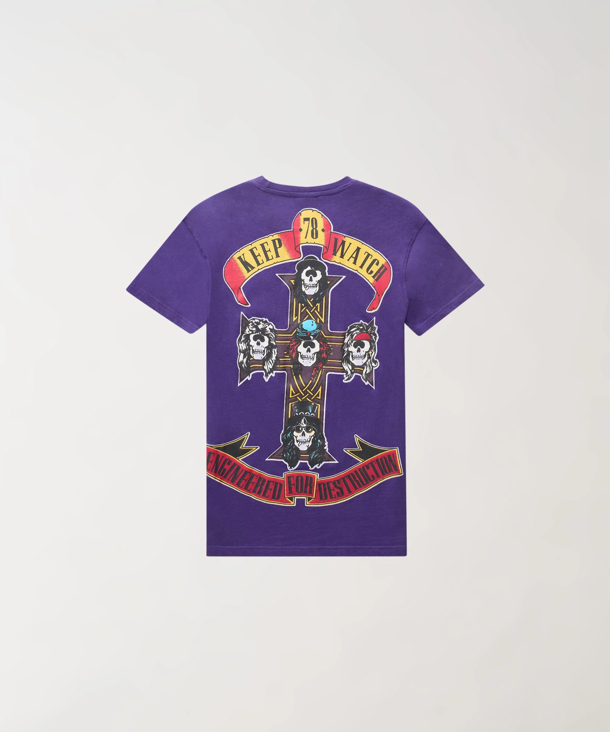 Mishka Destruction Short Sleeve Tee - Purple