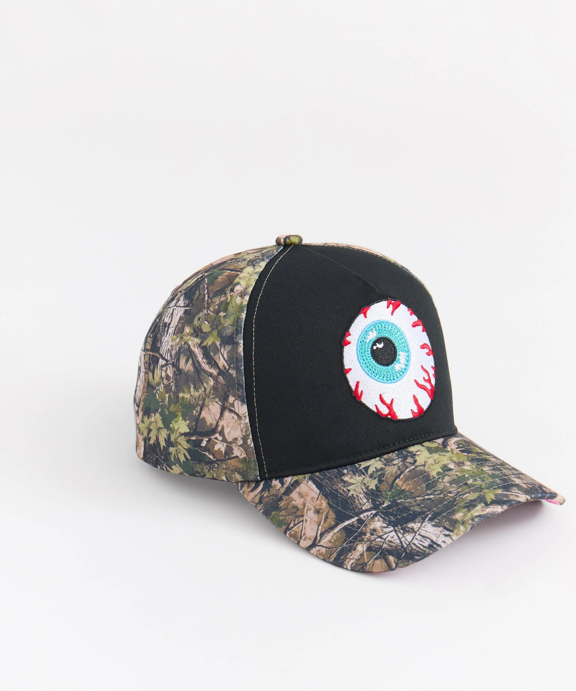 Mishka Keep Watch Camo Embroidered Cap - Olive Green - Image 2