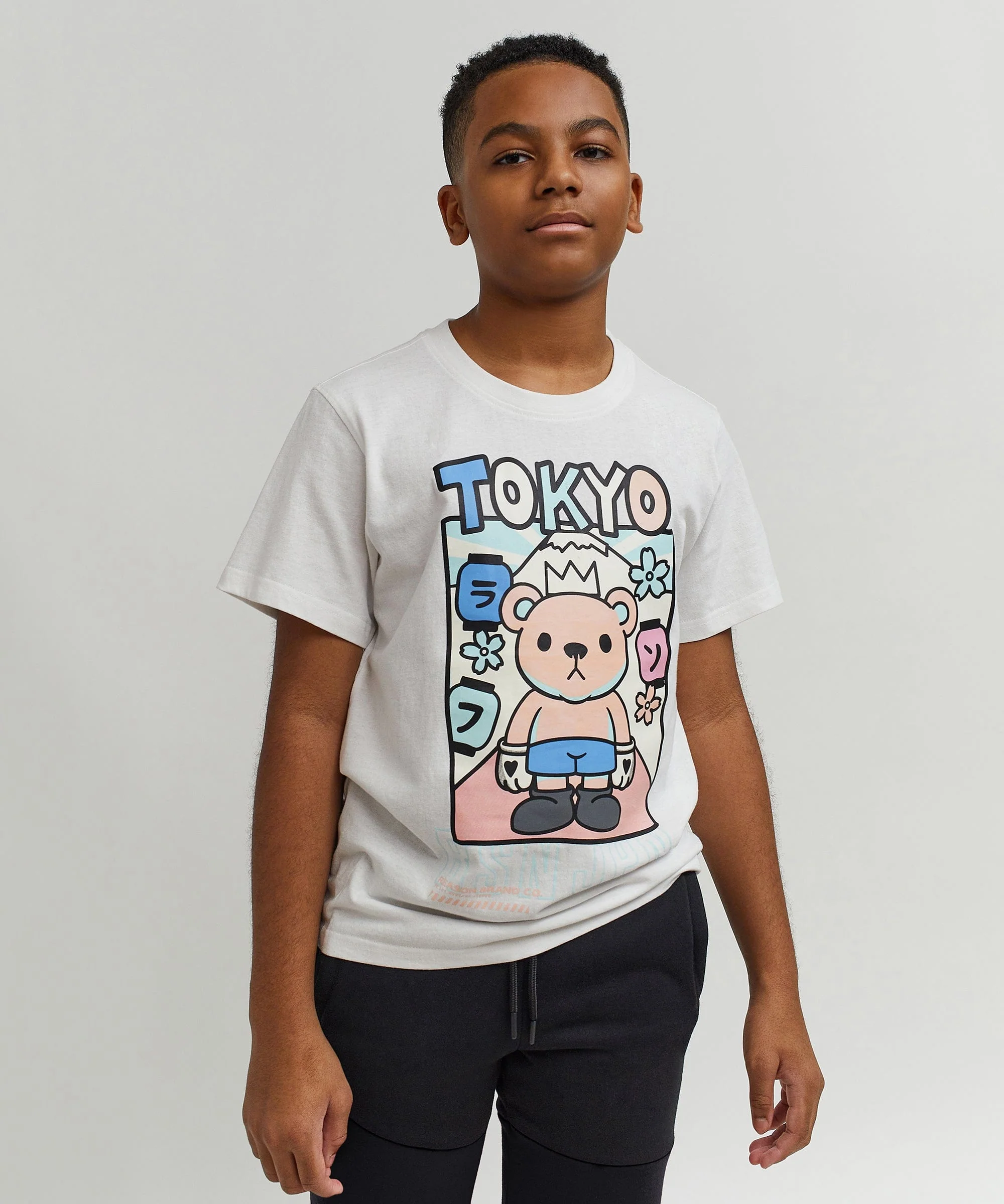 Kids Neo Tokyo Tee - White - Image 7