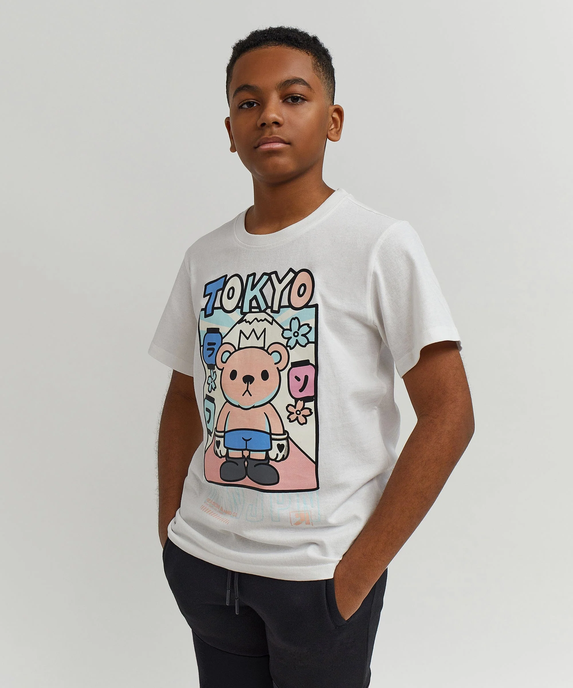 Kids Neo Tokyo Tee - White - Image 8