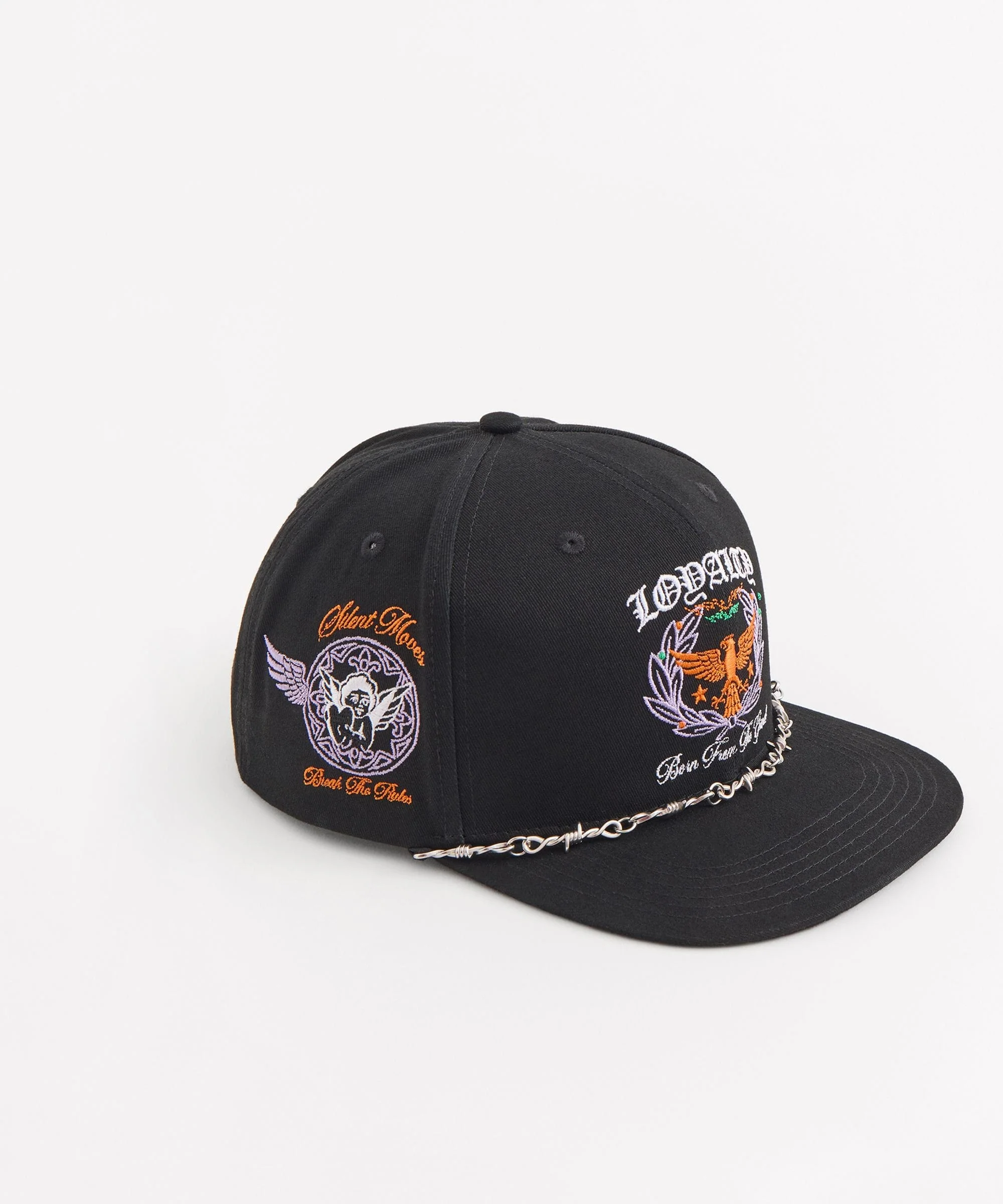 No Limits Chain Embroidered Graphic Hat