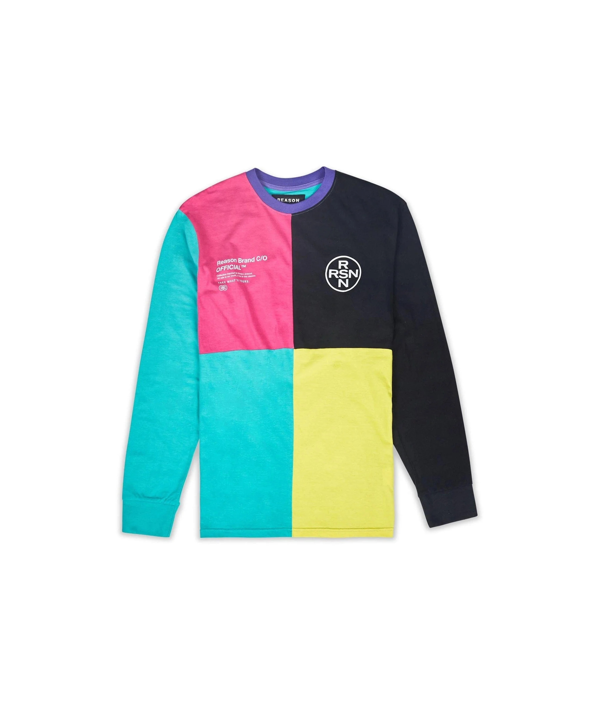 Nolan Color Blocked Long Sleeve Tee - Image 2