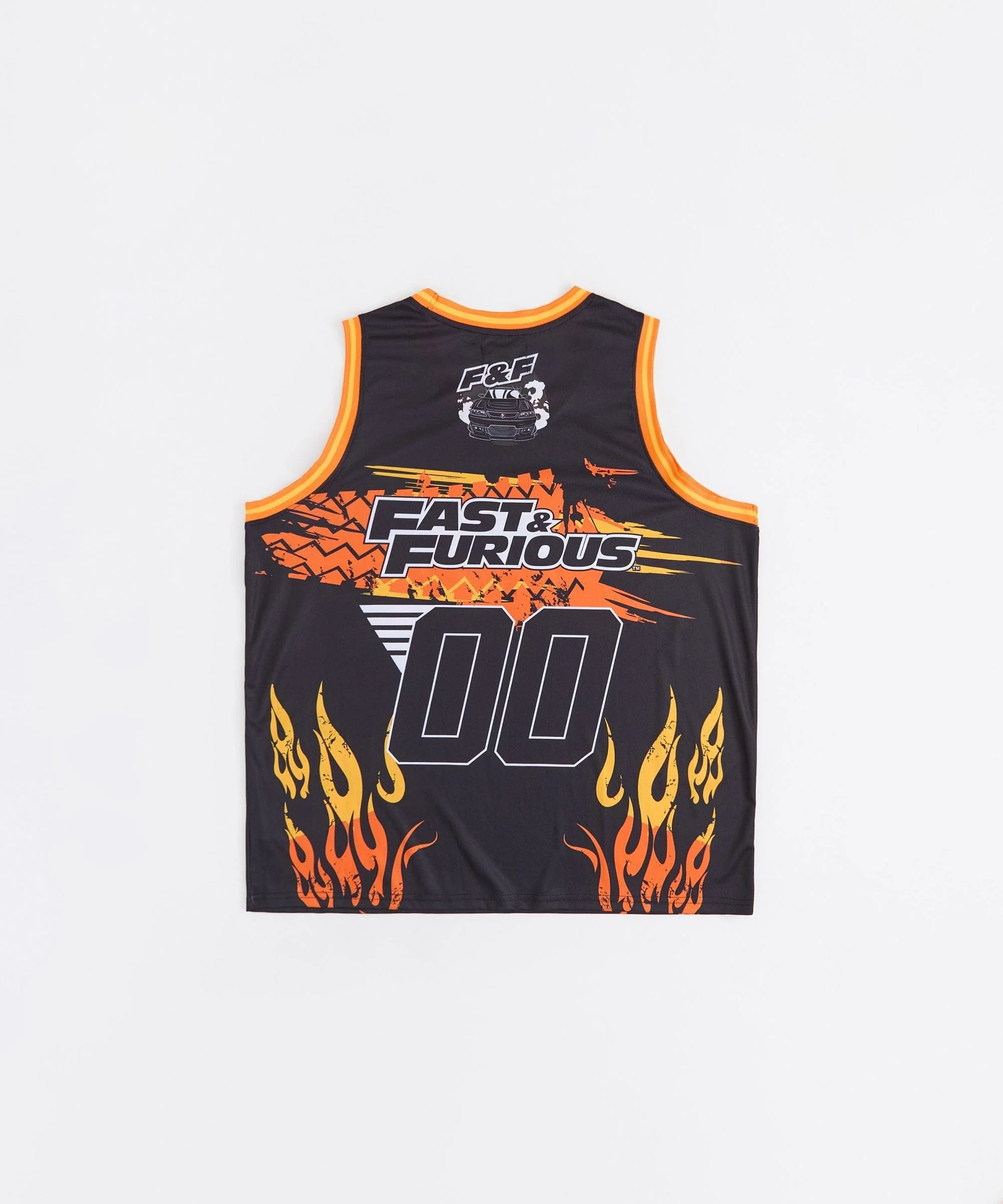 Plus Size Women Fast And Furious Basketball Jersey - Black - Image 3