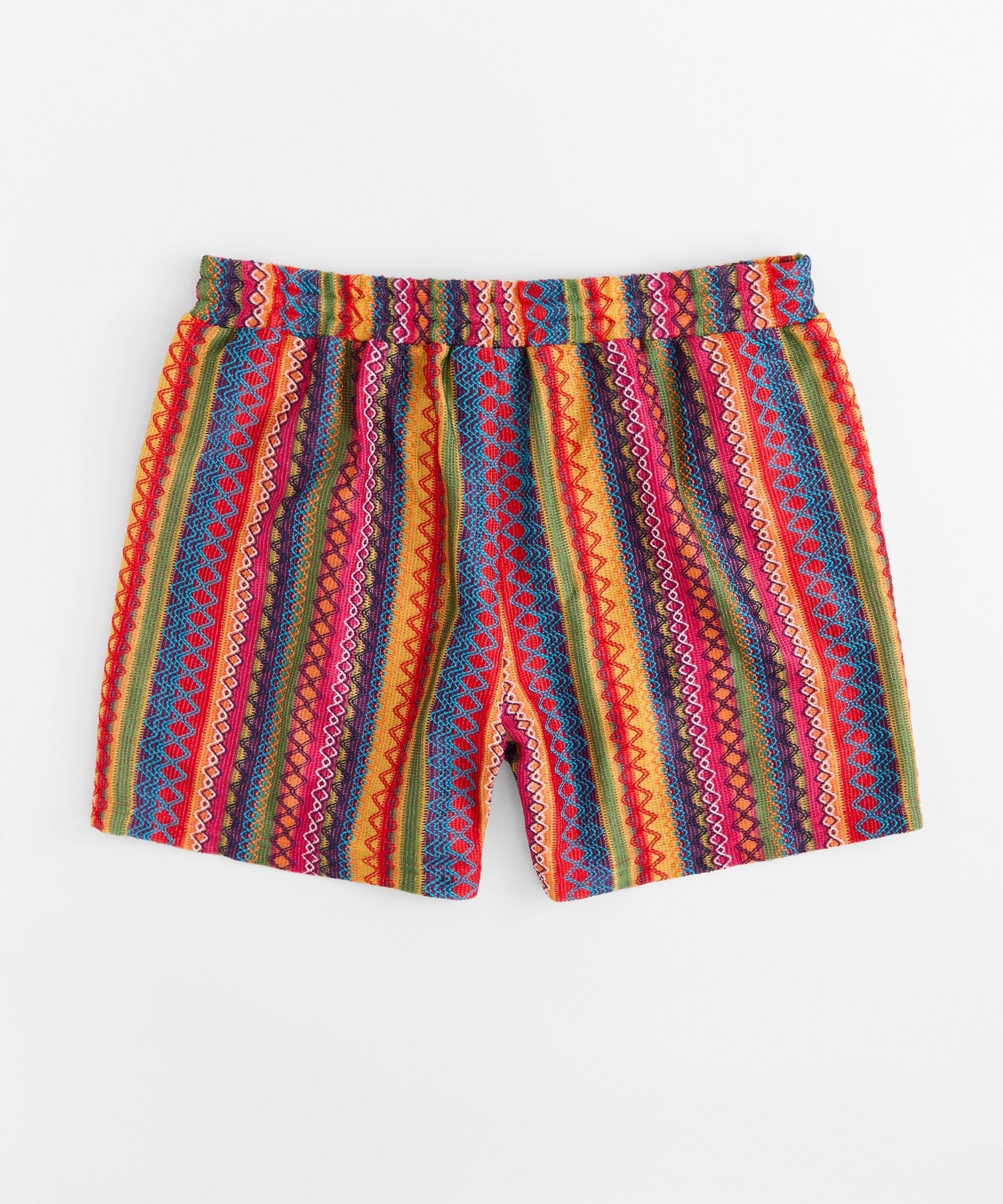 Plus Size Women Textured Shorts - Image 3