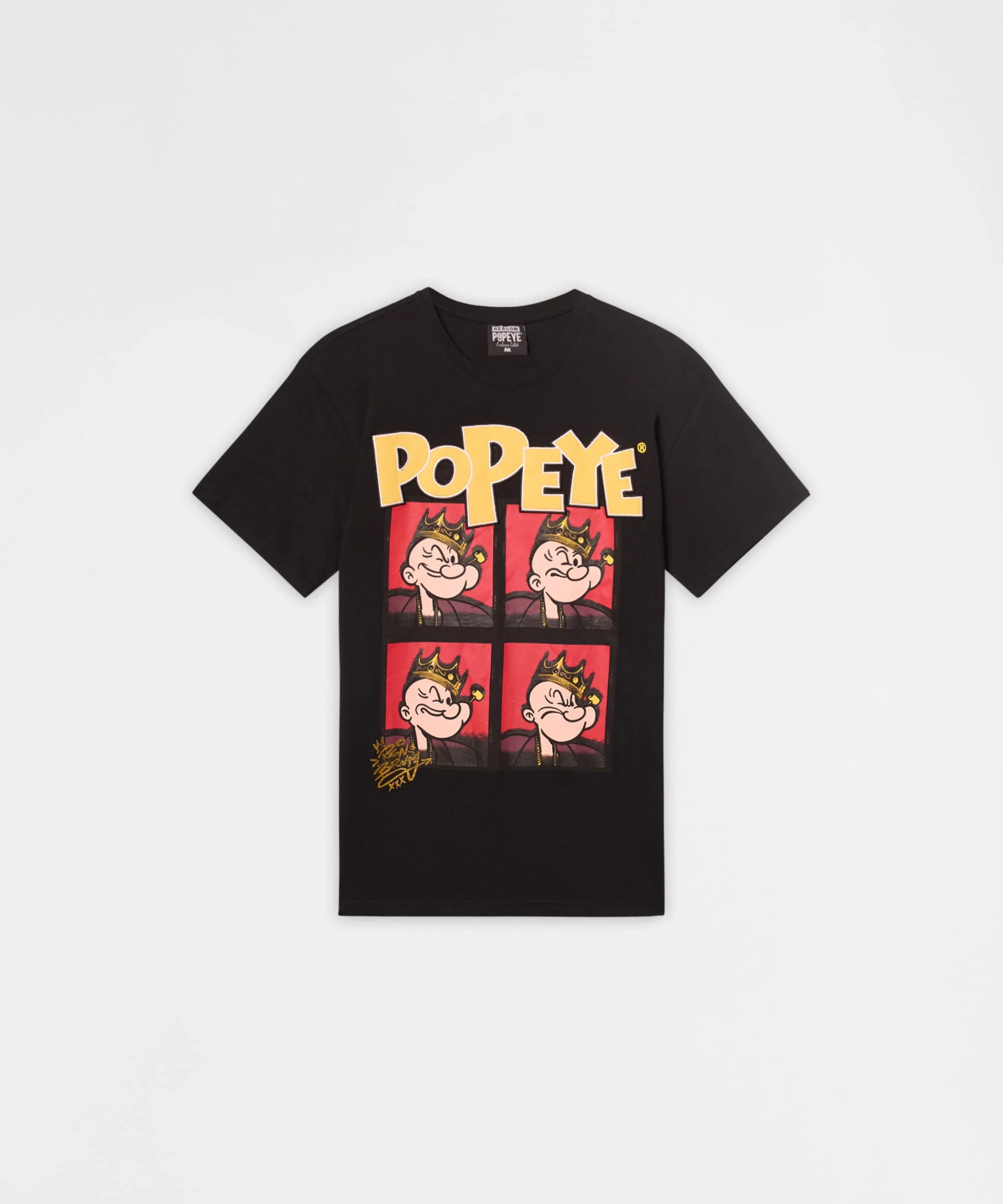 Popeye King of NY Short Sleeve Tee - Black