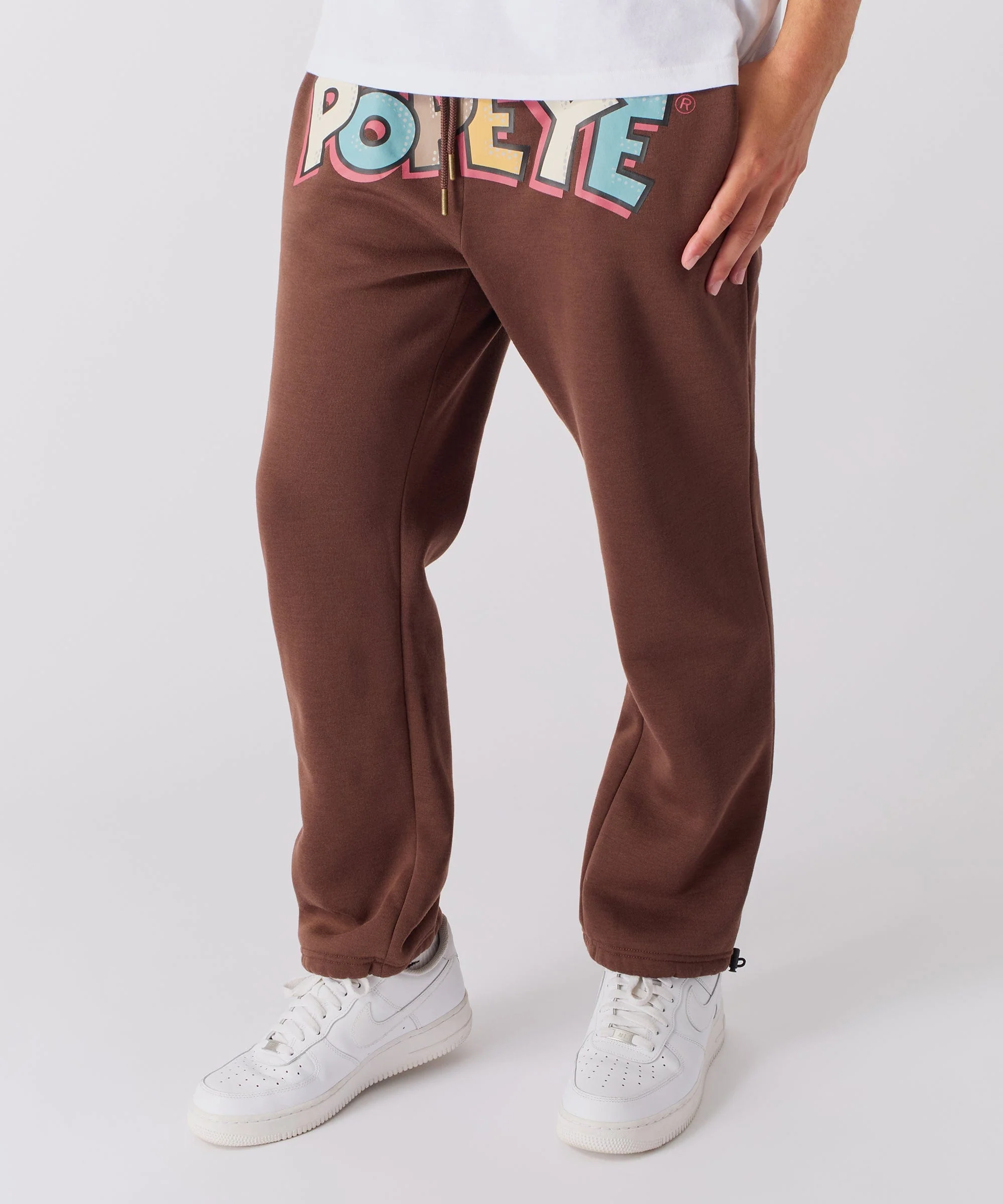 Popeye Toggle Sweatpants - Brown - Image 3