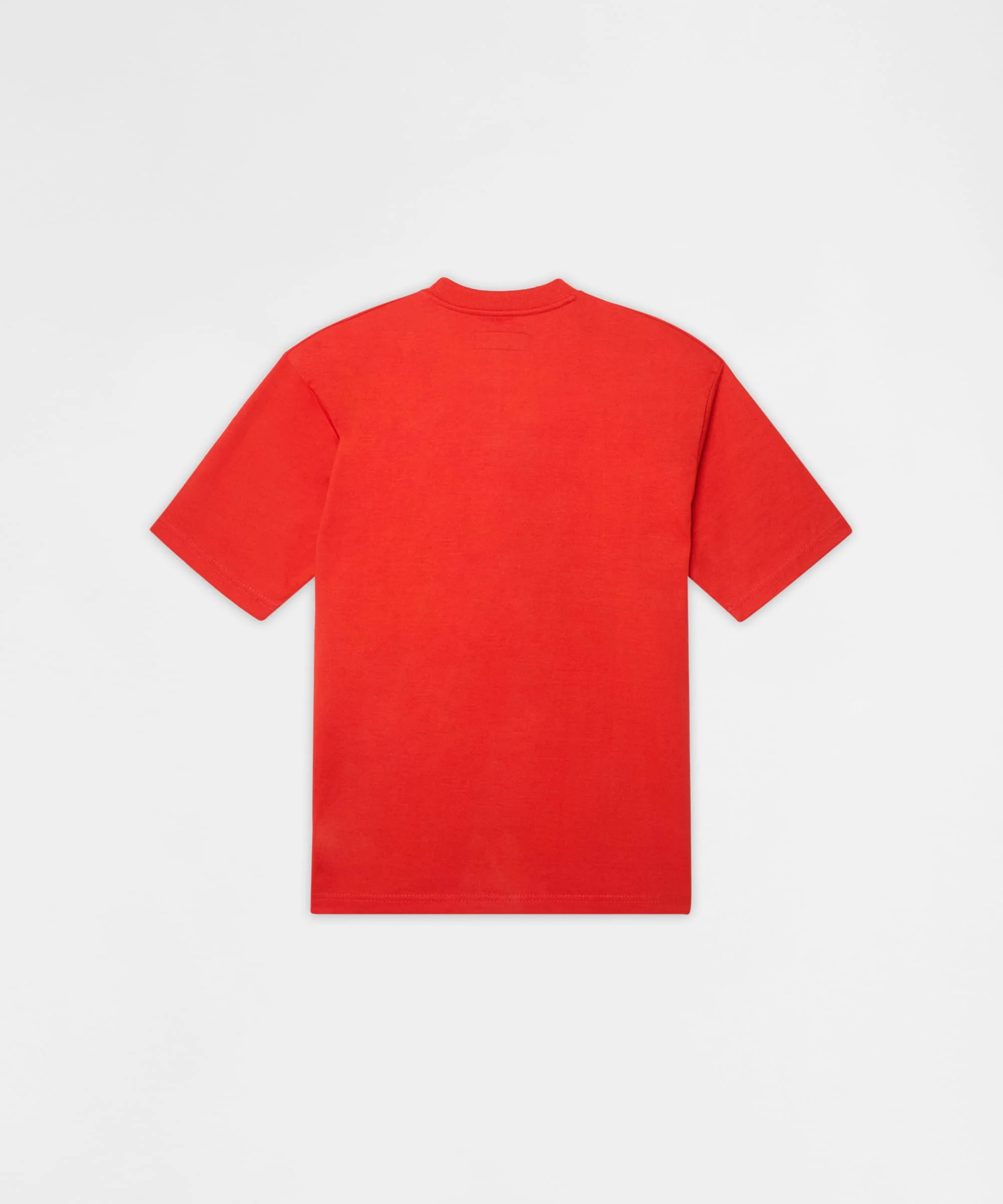 Roll Up Chenille Applique Short Sleeve Tee - Red - Image 2