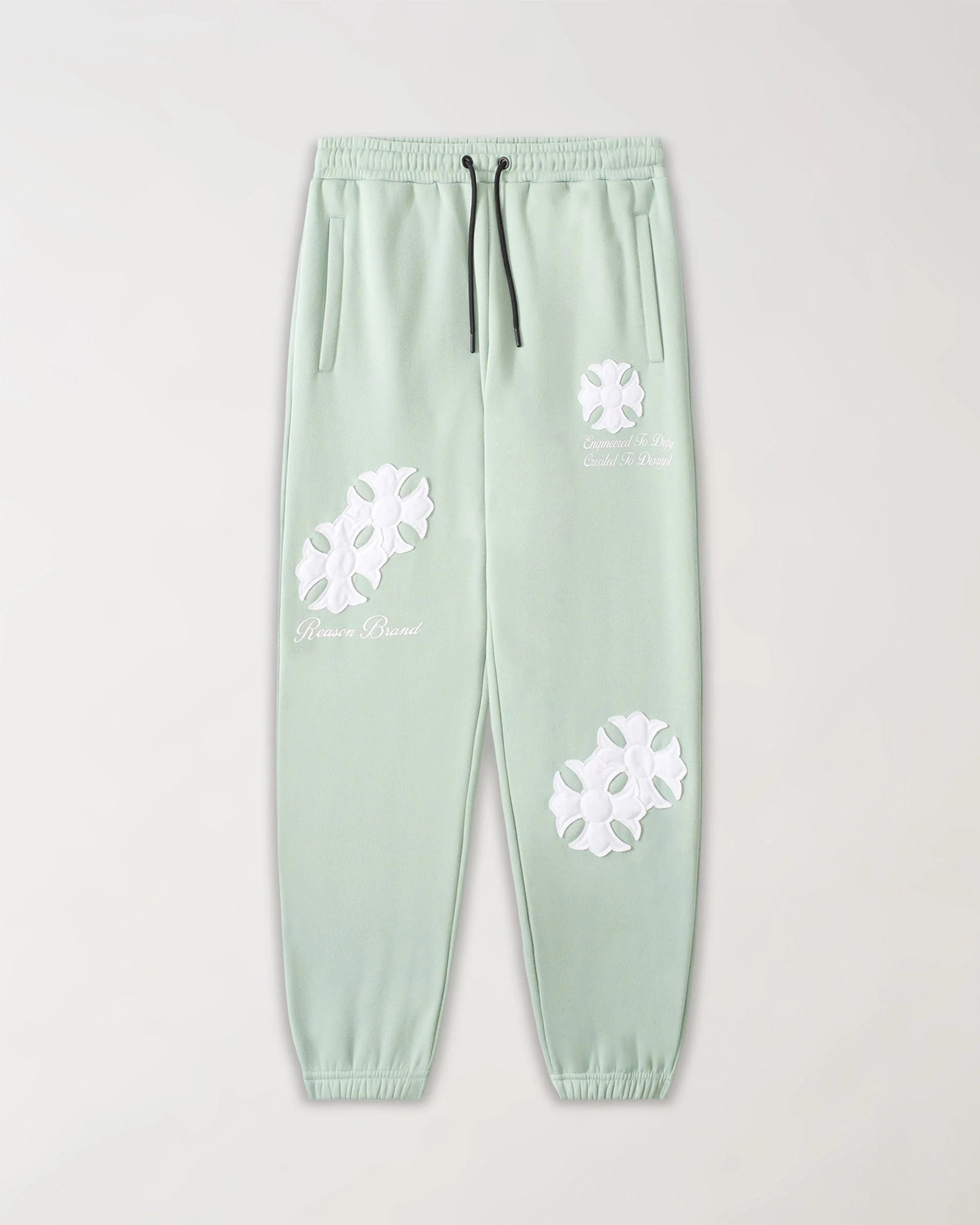Rebellion Architects Applique Sweats - Medium Blue