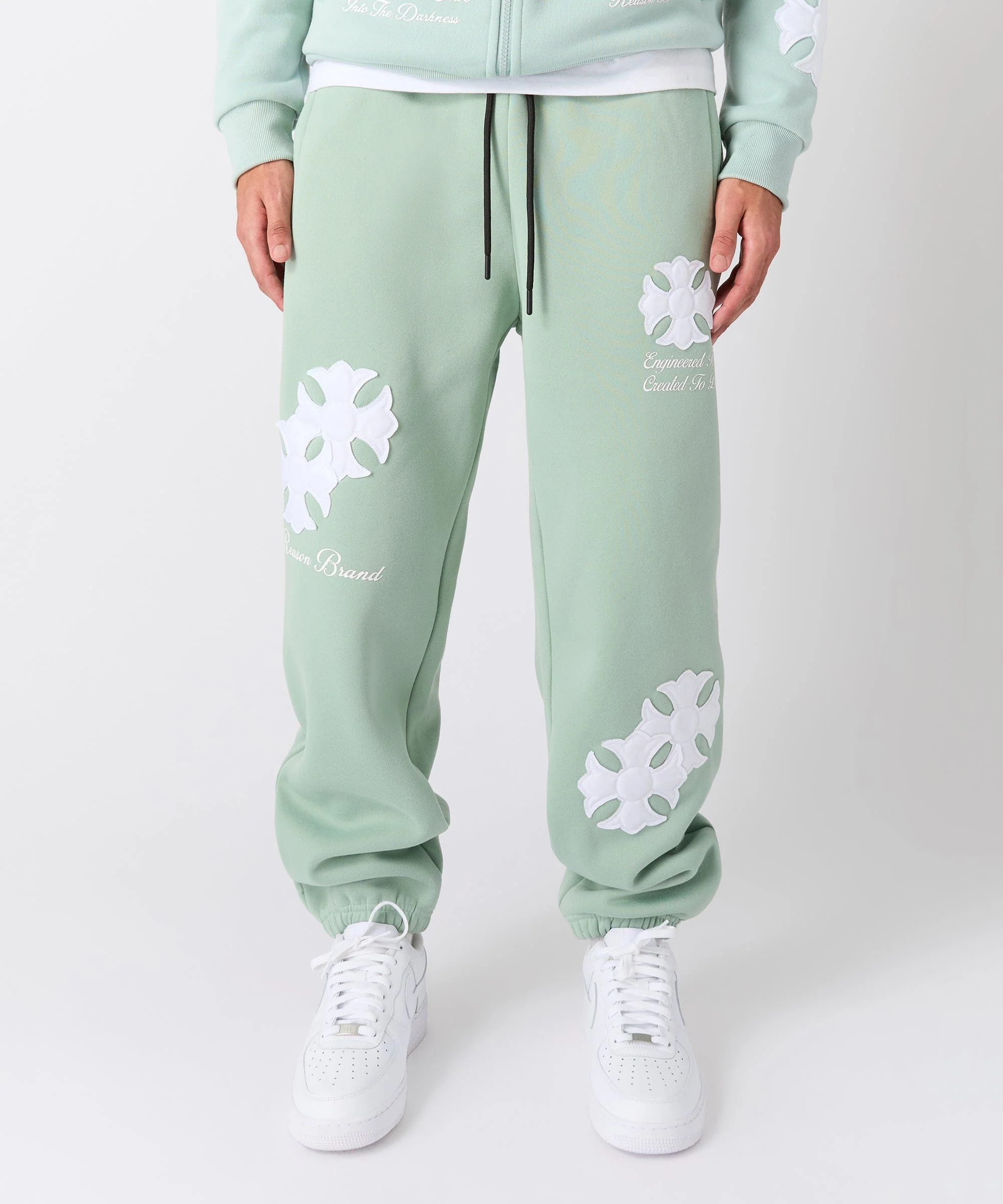 Rebellion Architects Applique Sweats - Medium Blue - Image 2