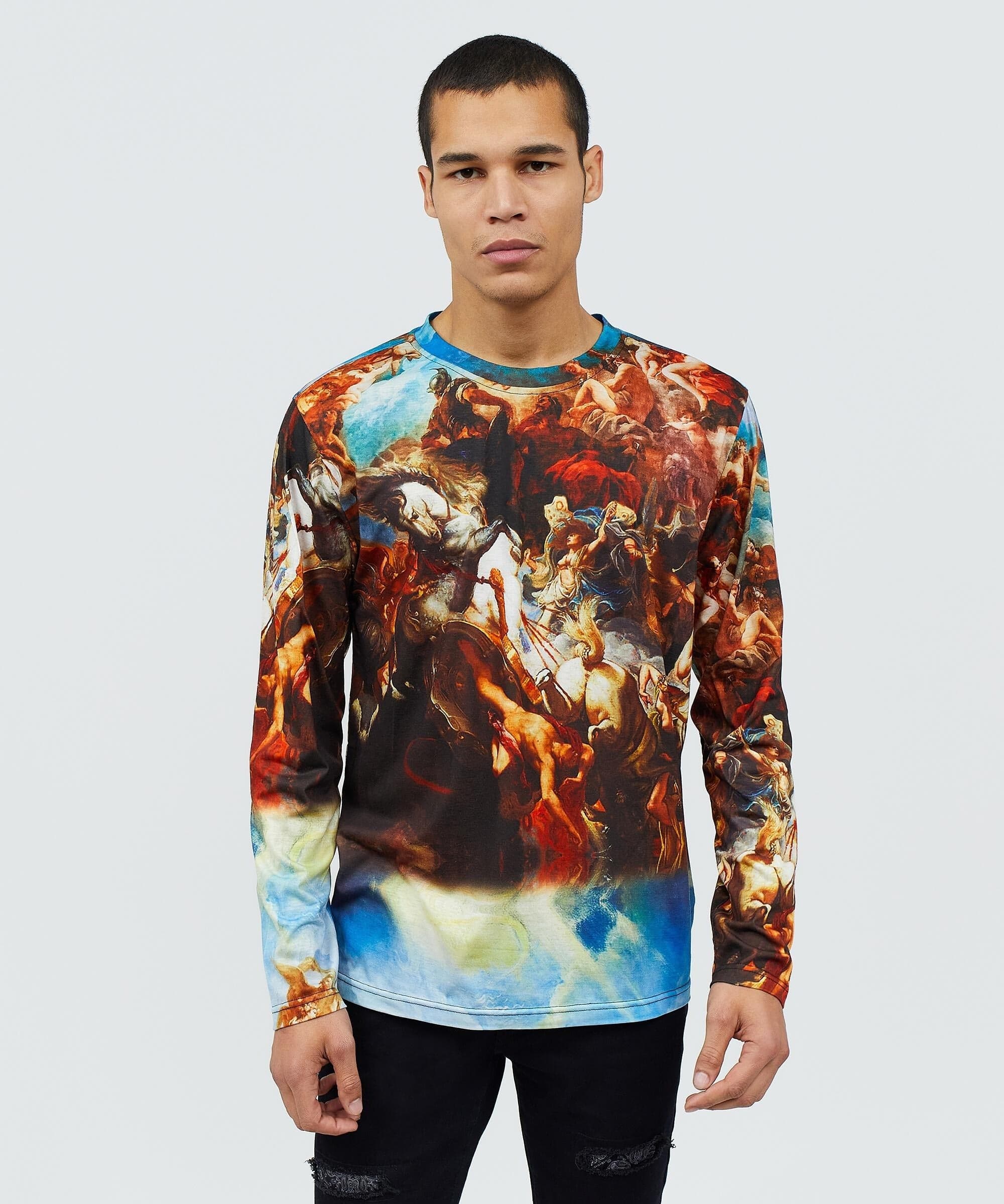Renaissance Allover Print Long Sleeve Tee - Image 4
