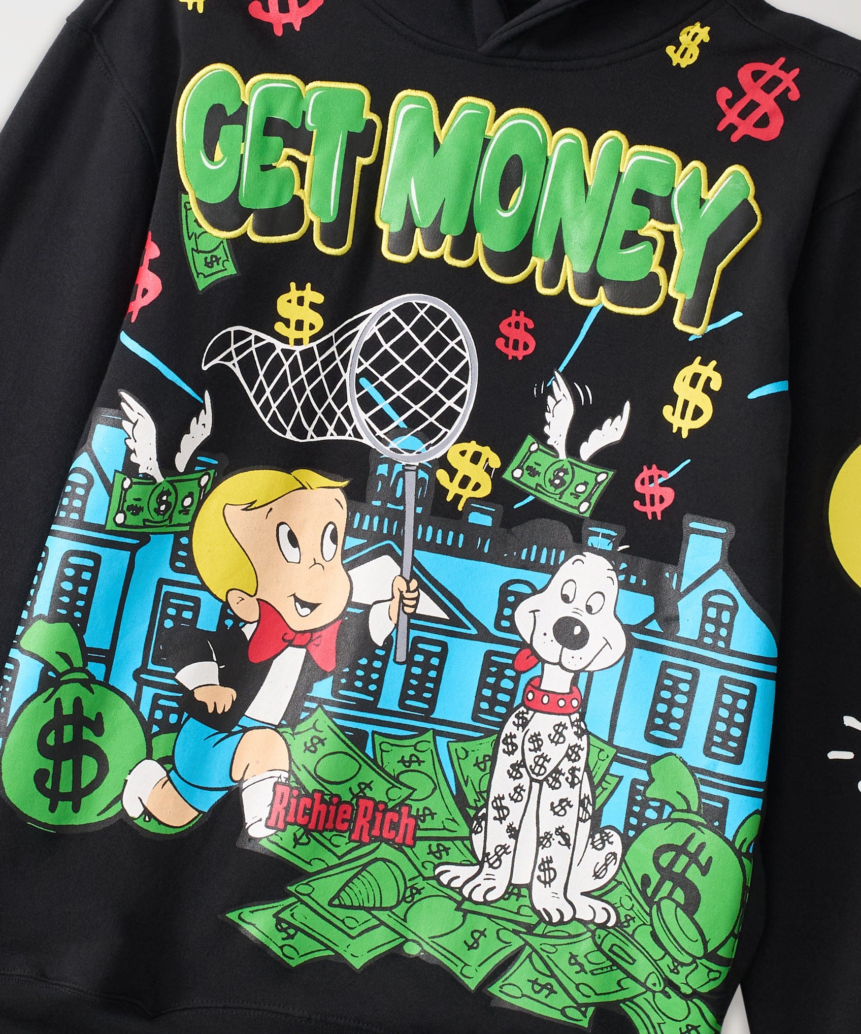 Richie Rich Get Money Hoodie - Black - Image 4