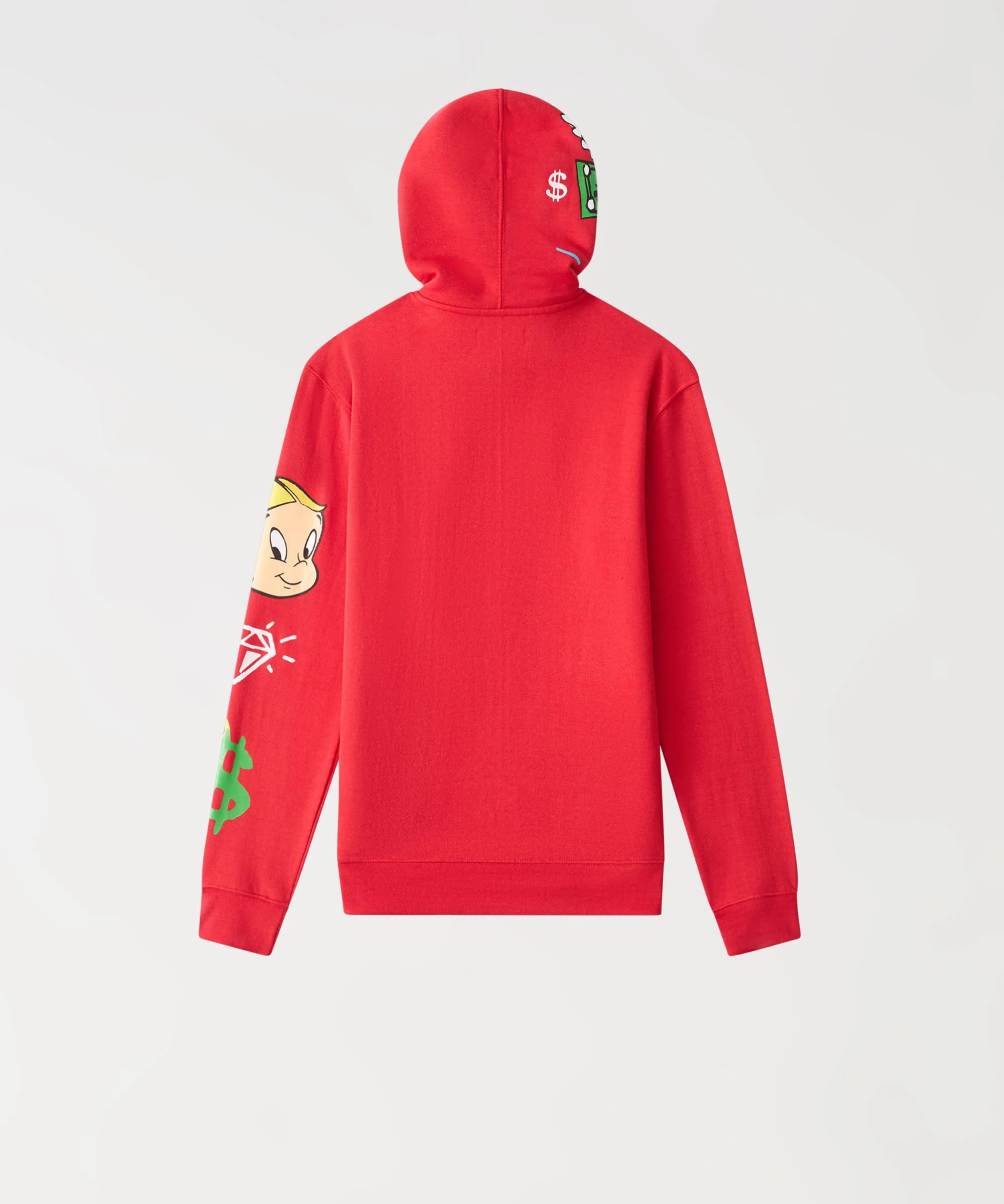 Richie Rich Get Money Hoodie - Red - Image 2