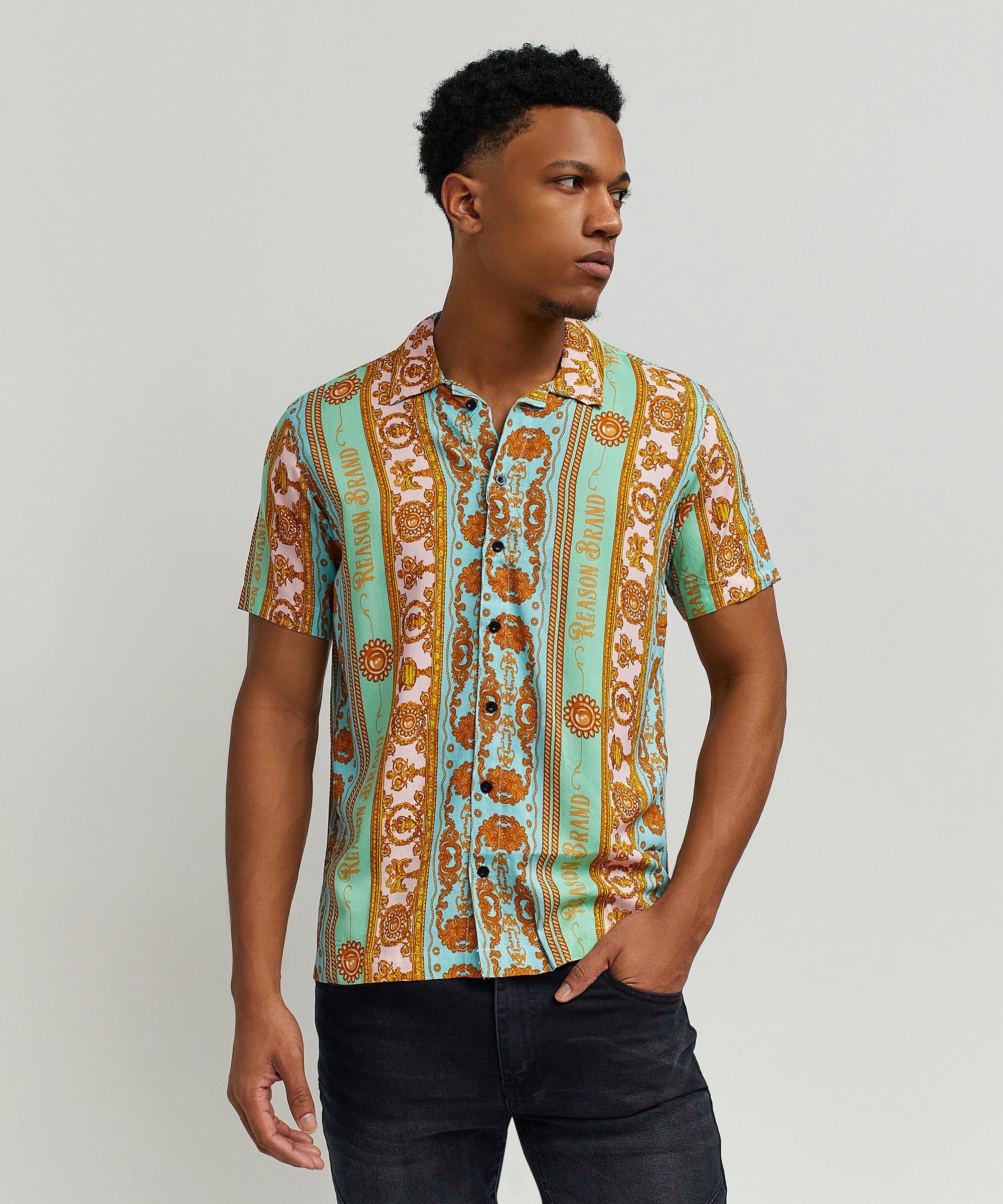 Royal Chain Short Sleeve Shirt - Image 10