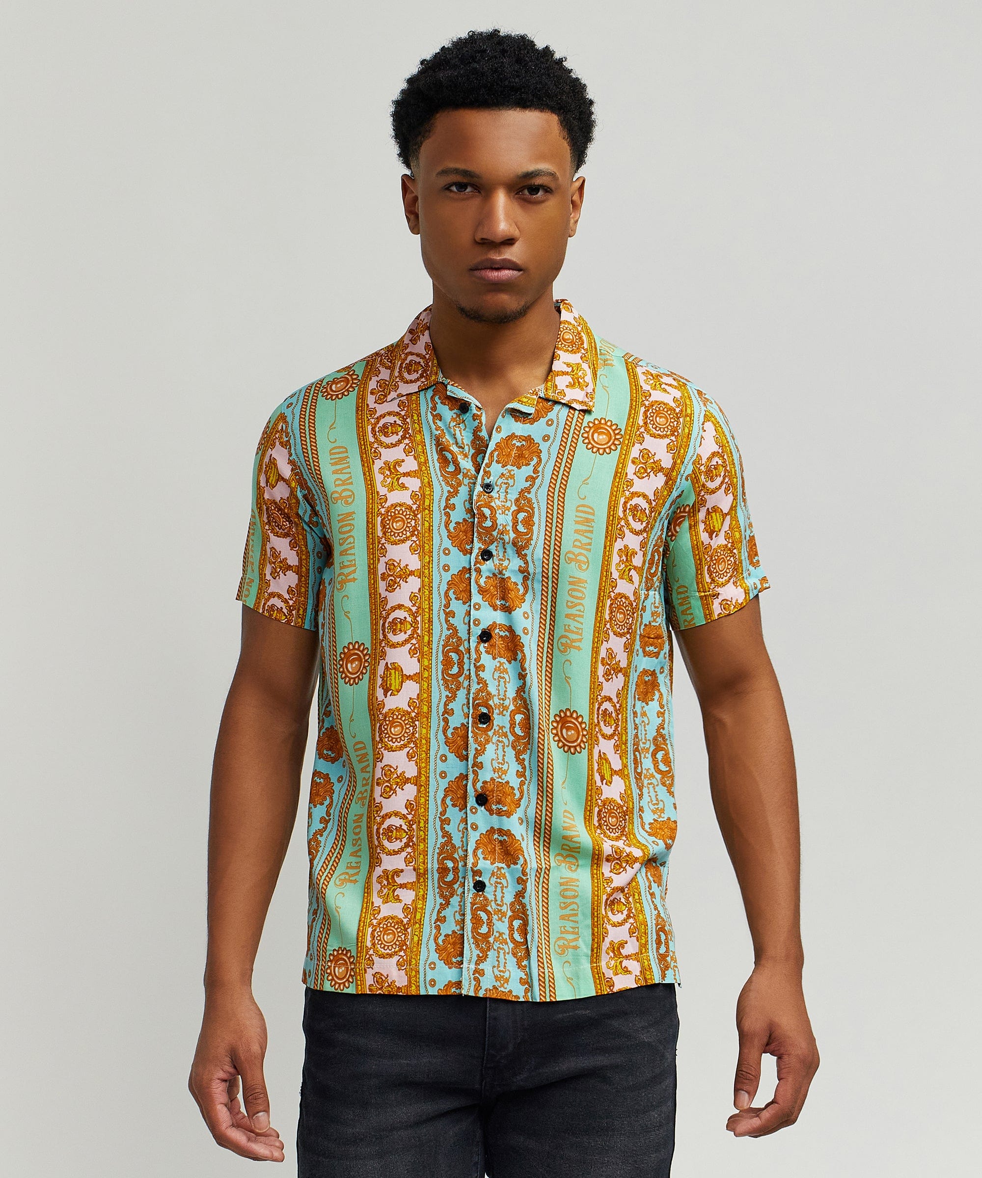 Royal Chain Short Sleeve Shirt - Image 2