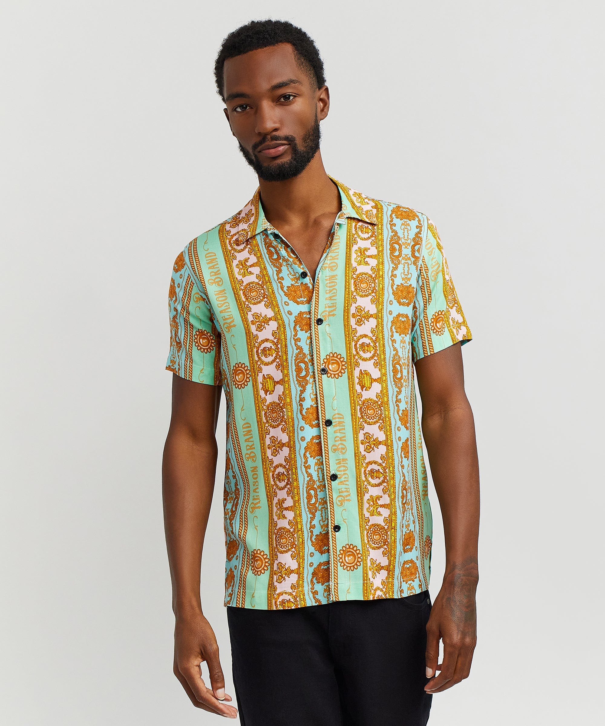 Royal Chain Short Sleeve Shirt - Image 4