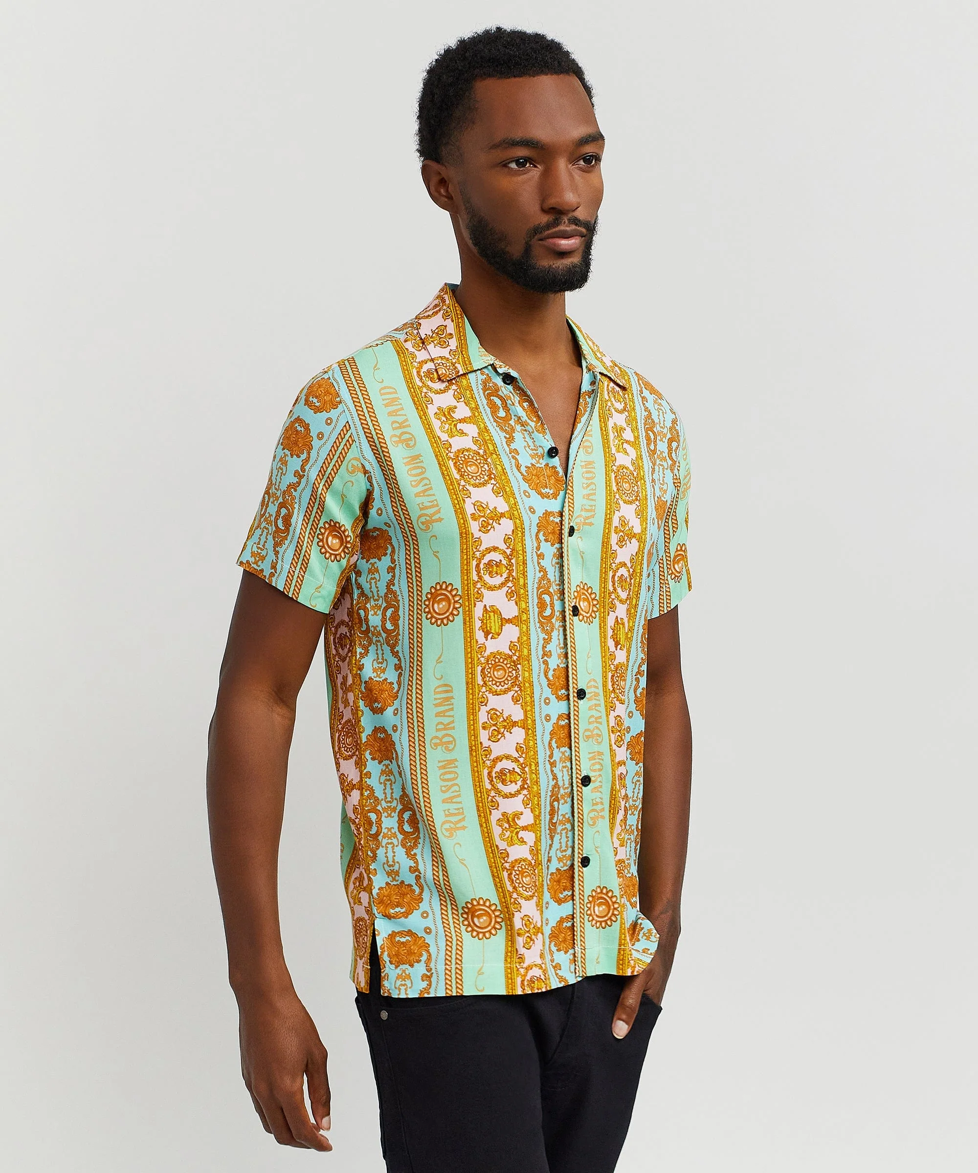 Royal Chain Short Sleeve Shirt - Image 7