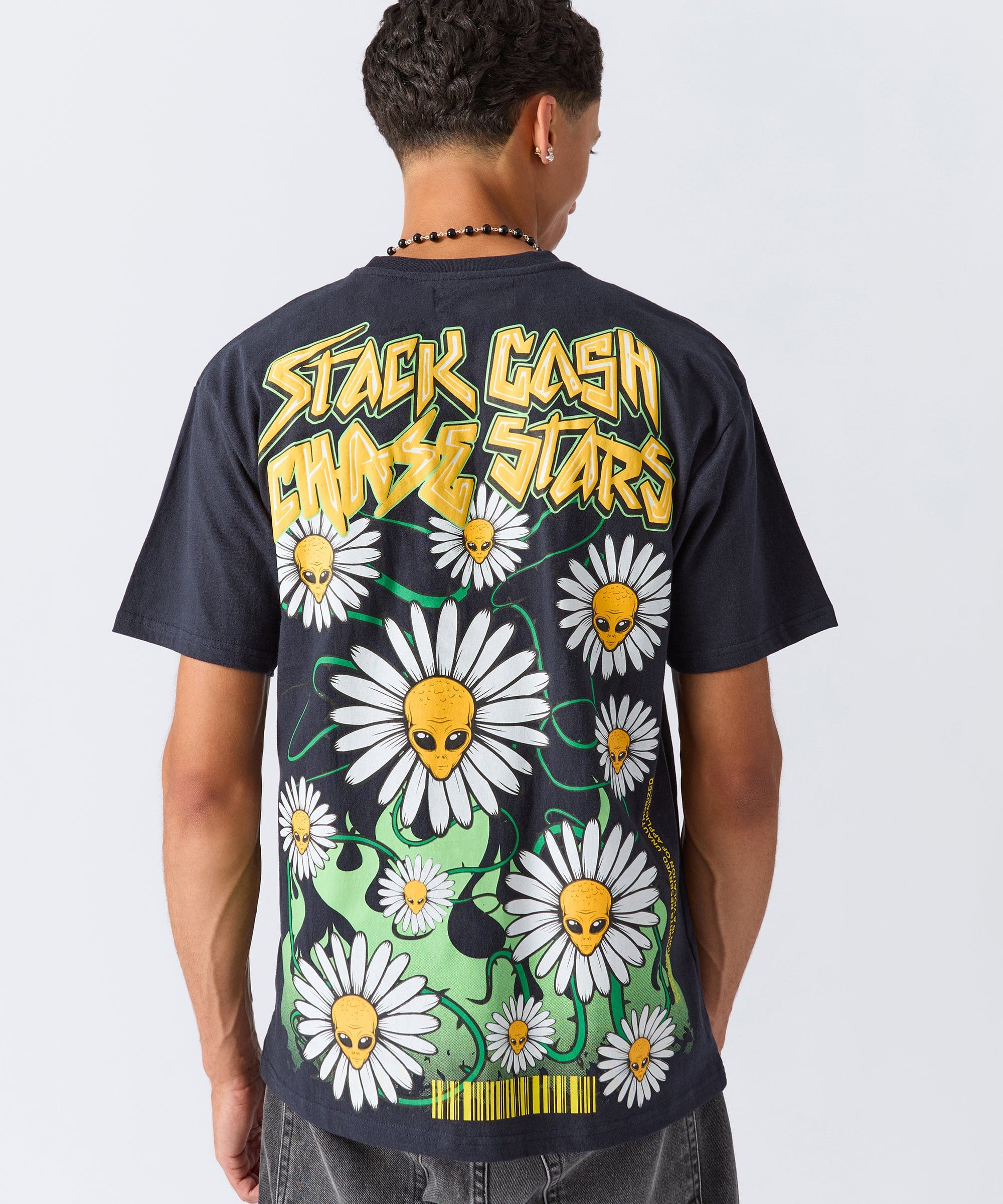 Stack Cash Short Sleeve Tee - Grey - Image 2