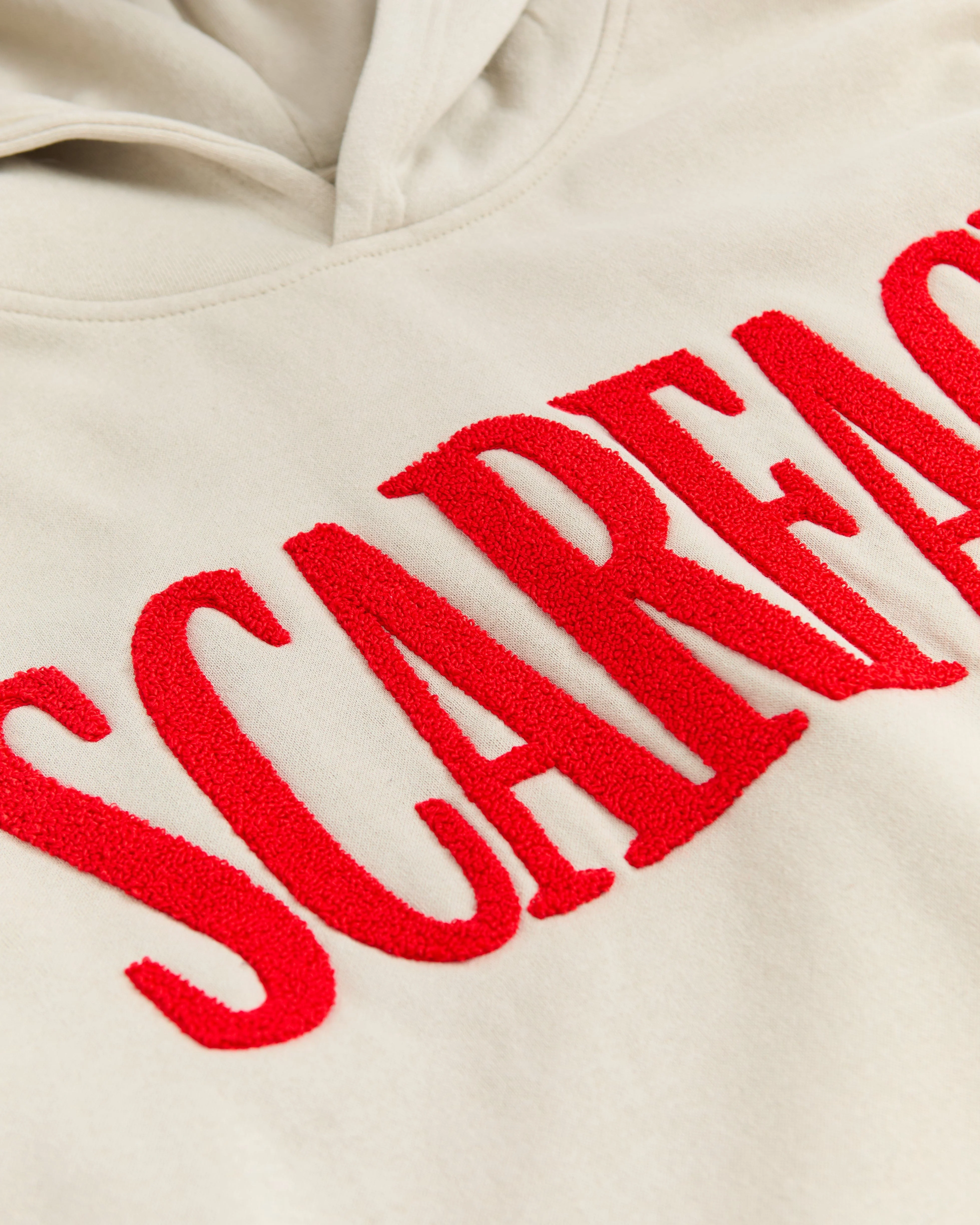 Scarface Chenille Patched Hoodie - Bone - Image 2