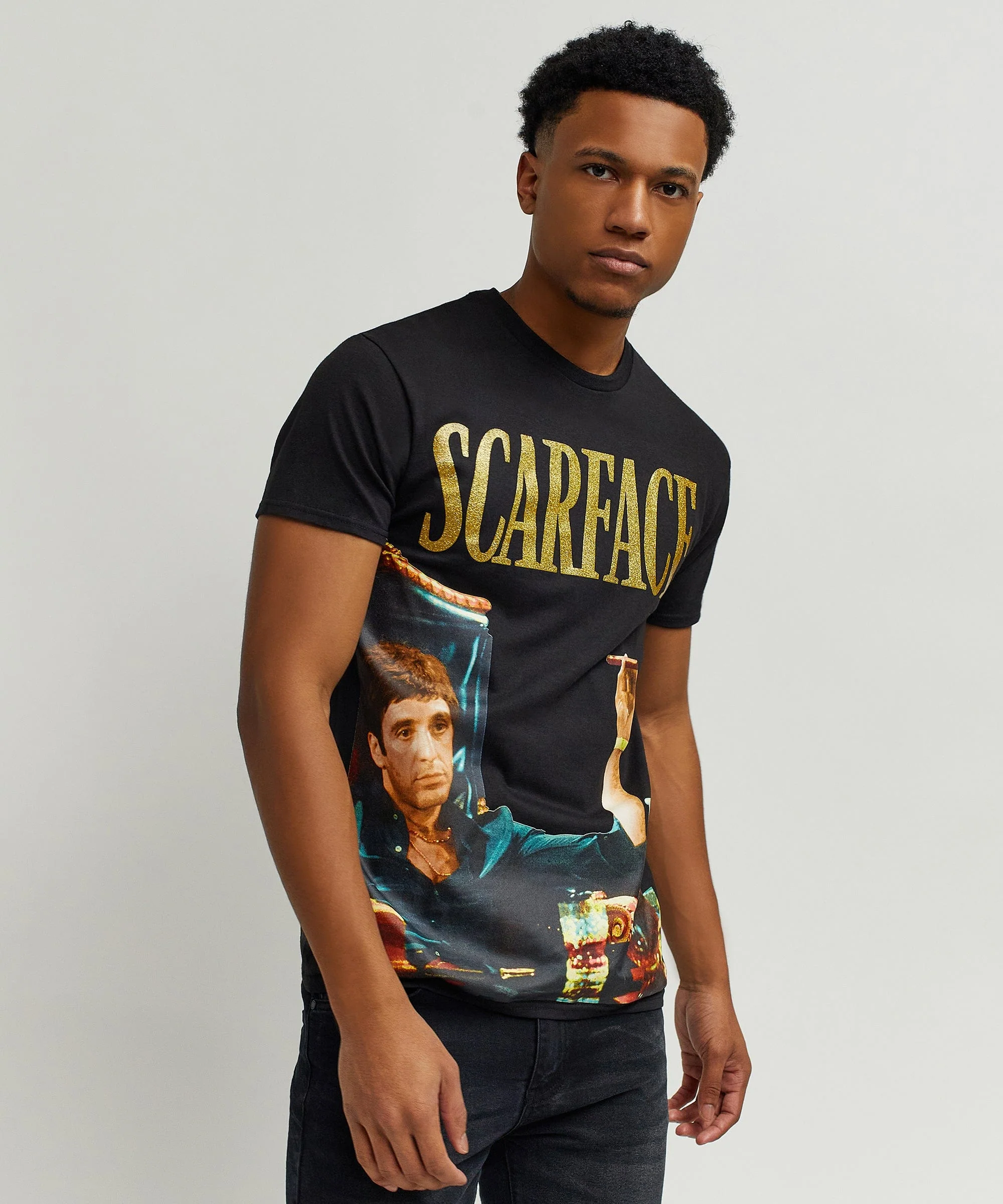 Scarface™ Photo Print Money Tee - Black - Image 6