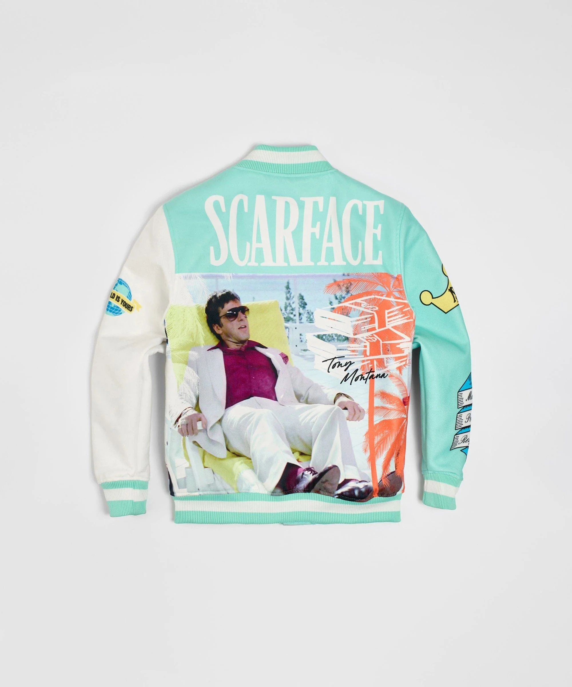 Scarface Retro Varsity Jacket - Multi - Image 5