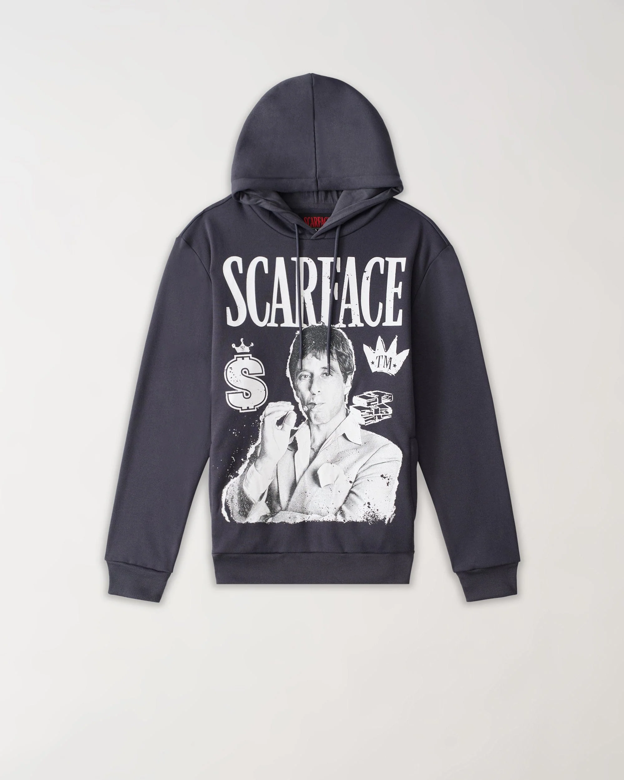 Scarface Tony Montana Oversized Hoodie - Grey