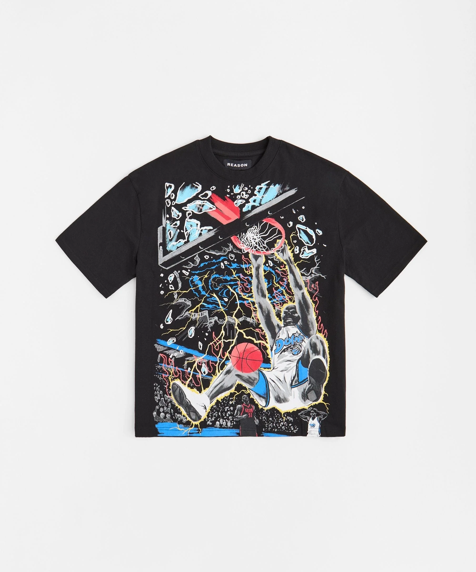 Shattered Backboard Short Sleeve Tee - Black