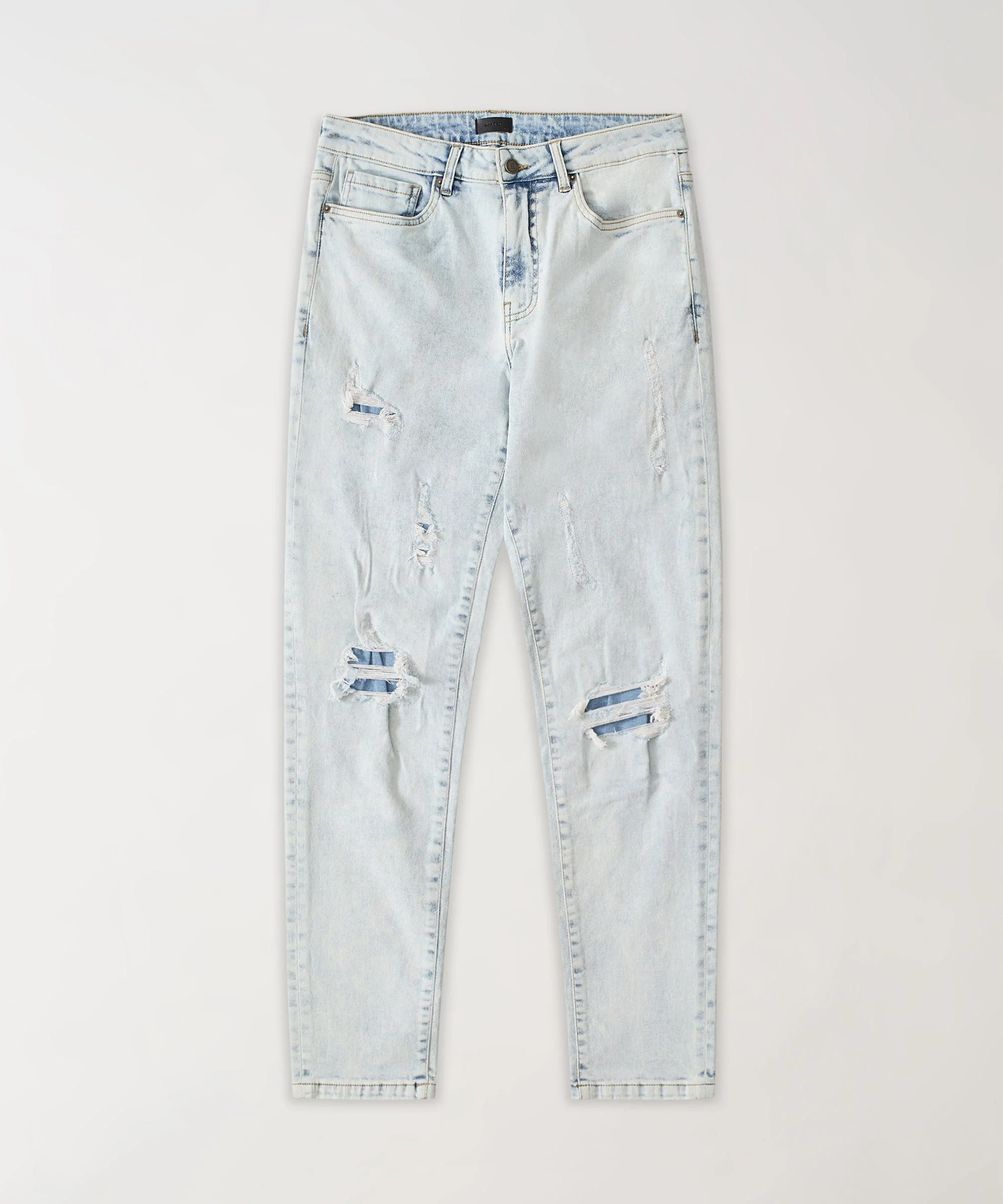 Rip And Repair Denim Pants - Blue - Image 2
