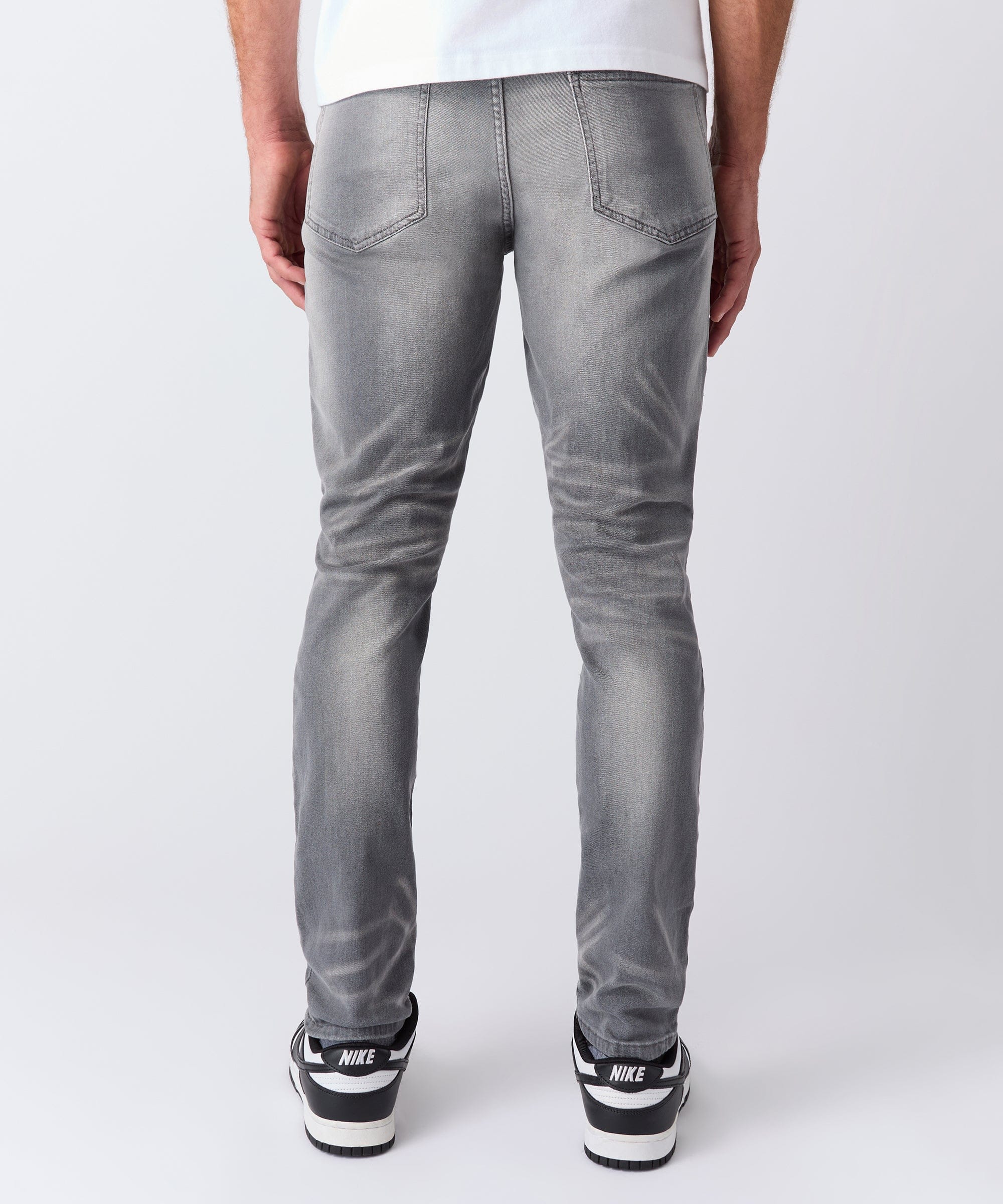 Rip and Repair Denim Jeans - Grey - Image 4