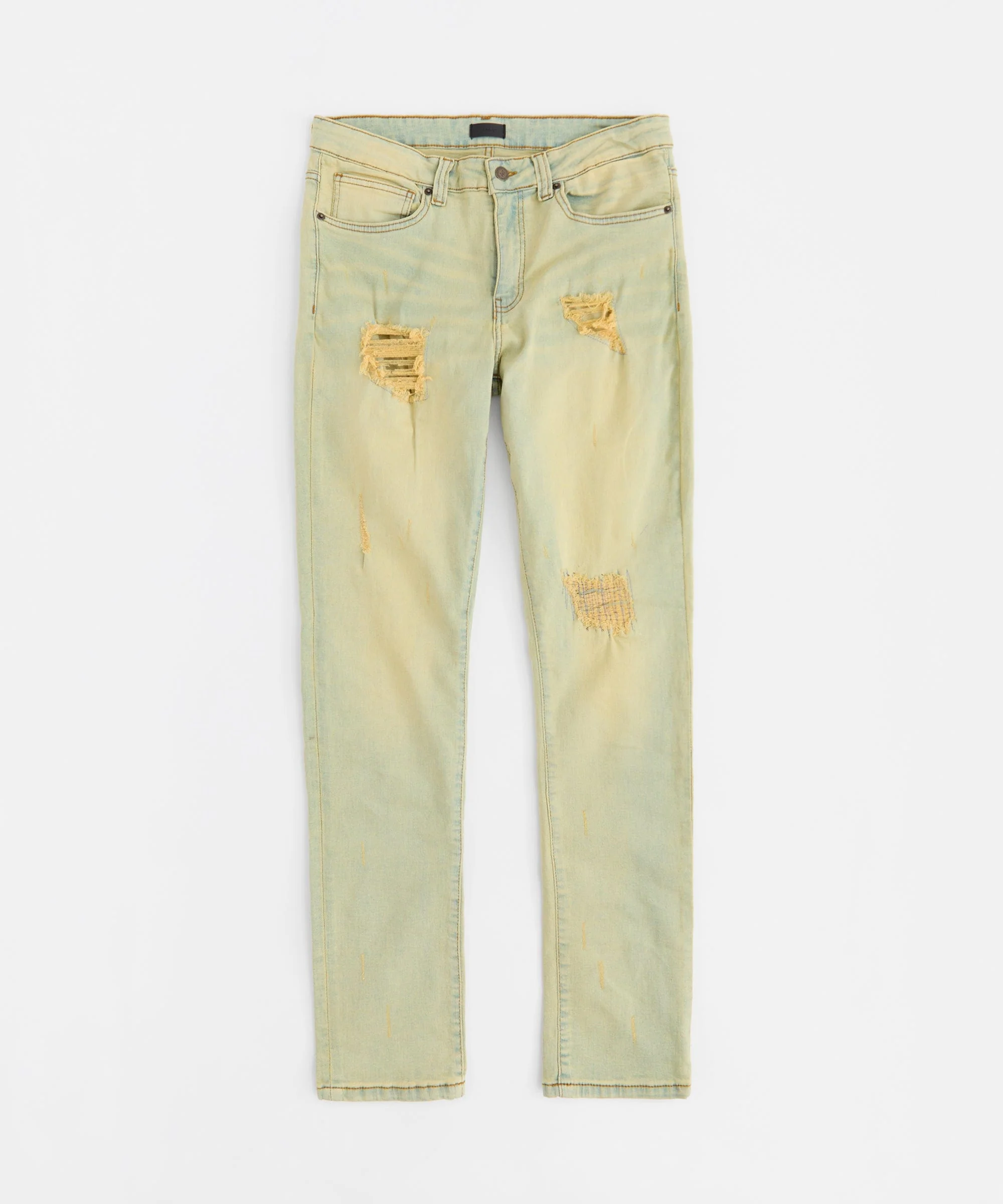 Rip and Repair Denim Jeans - Light Blue - Image 3