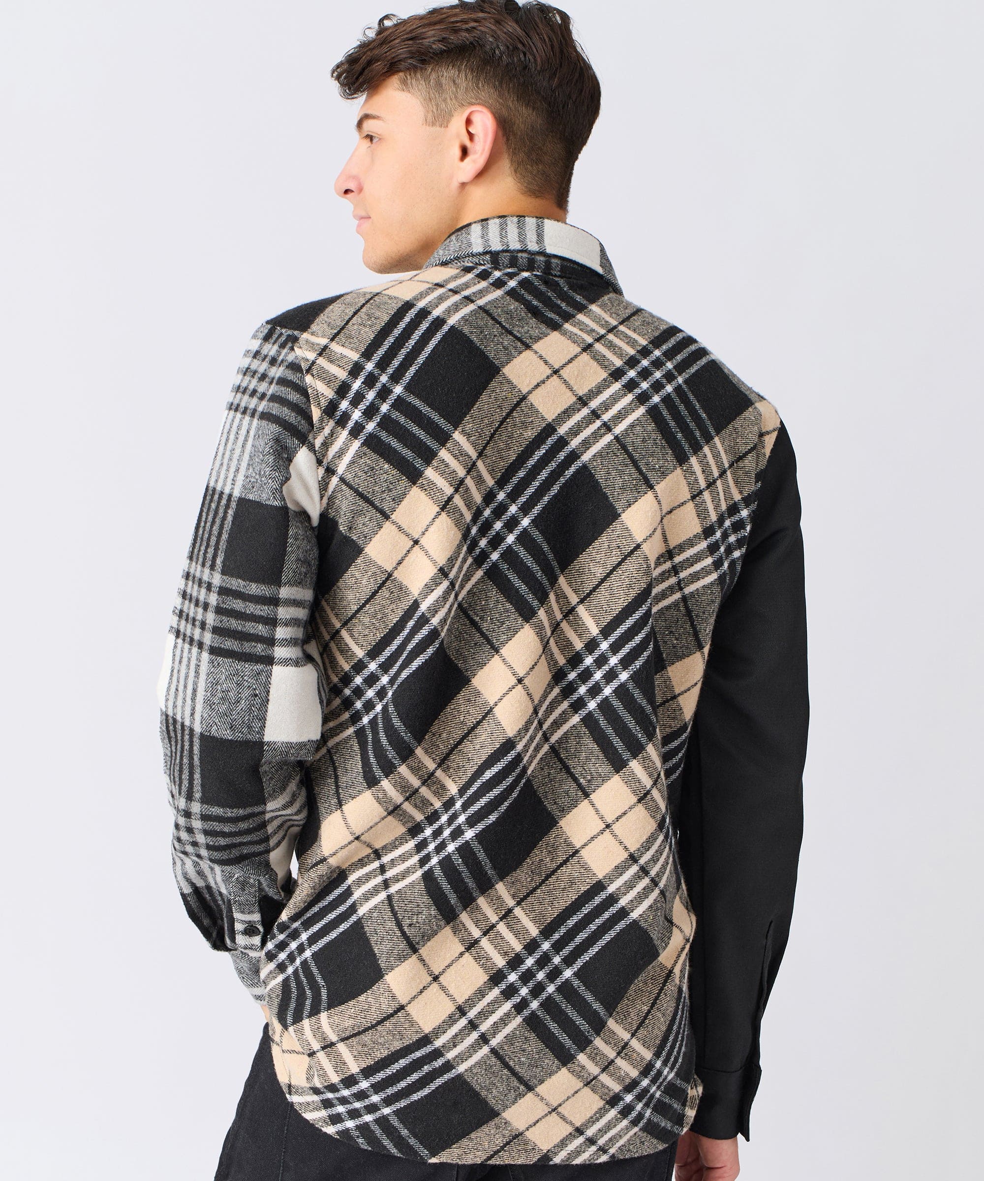 Snakes Flannel Long Sleeve Shirt - Grey - Image 6