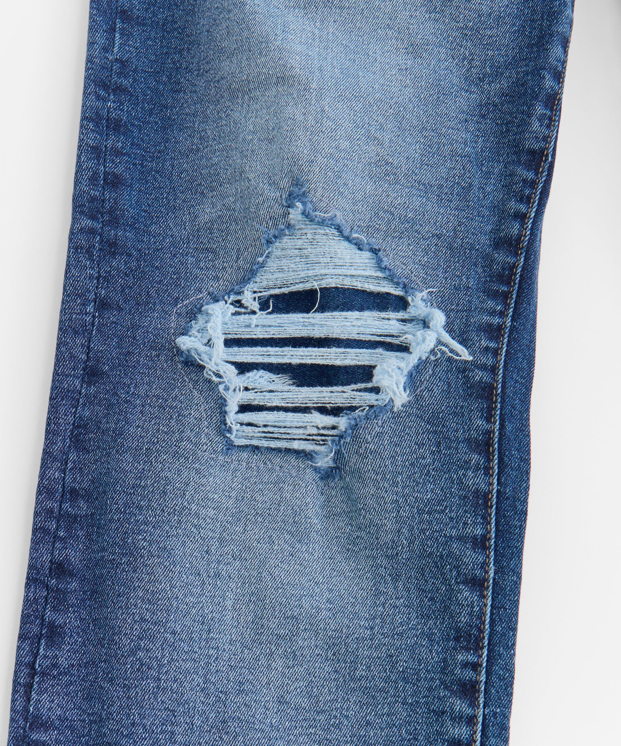 Starburst Studded Denim Pants - Blue - Image 4