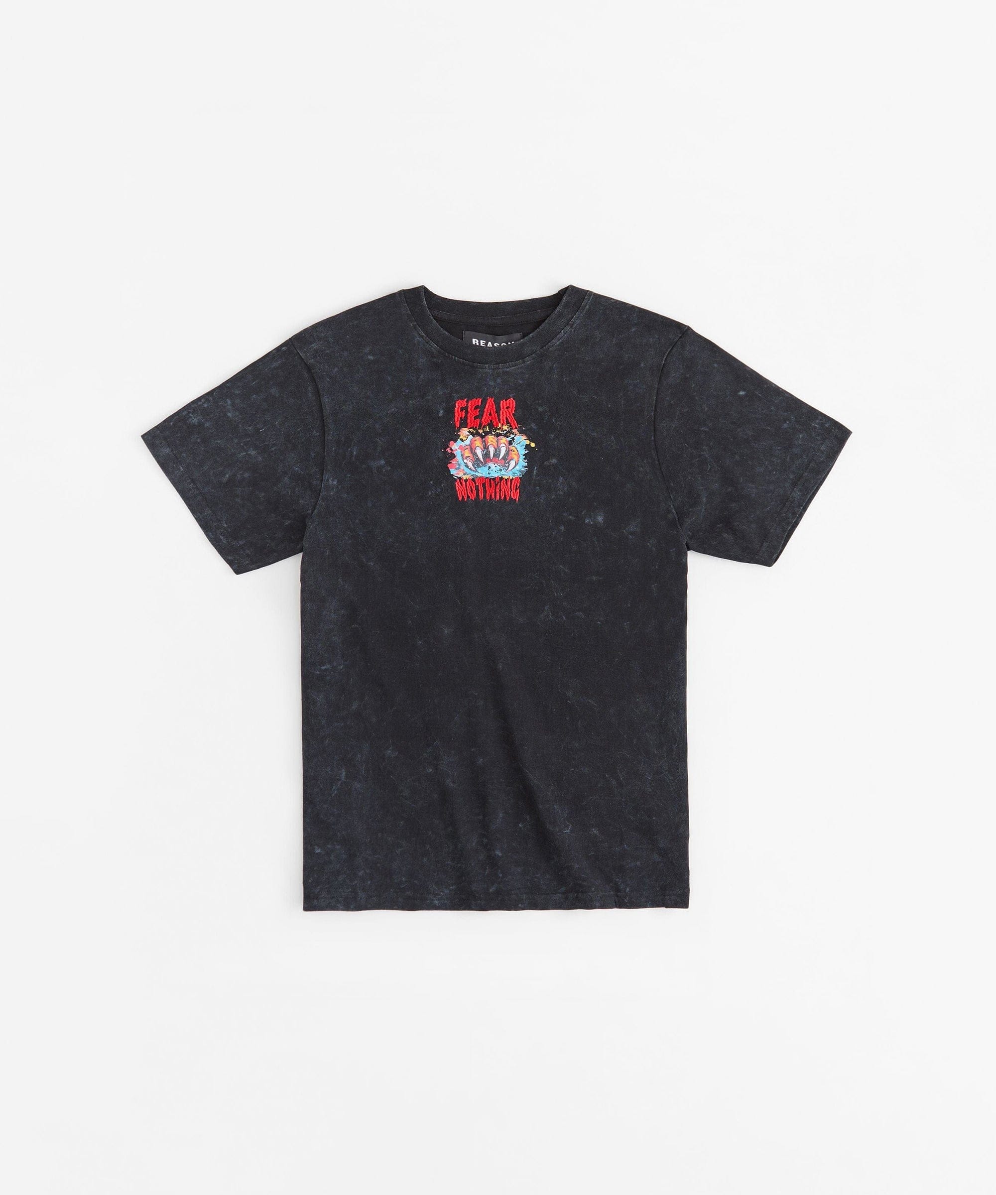 Stay Wild Embroidered Short Sleeve Tee - Charcoal - Image 5