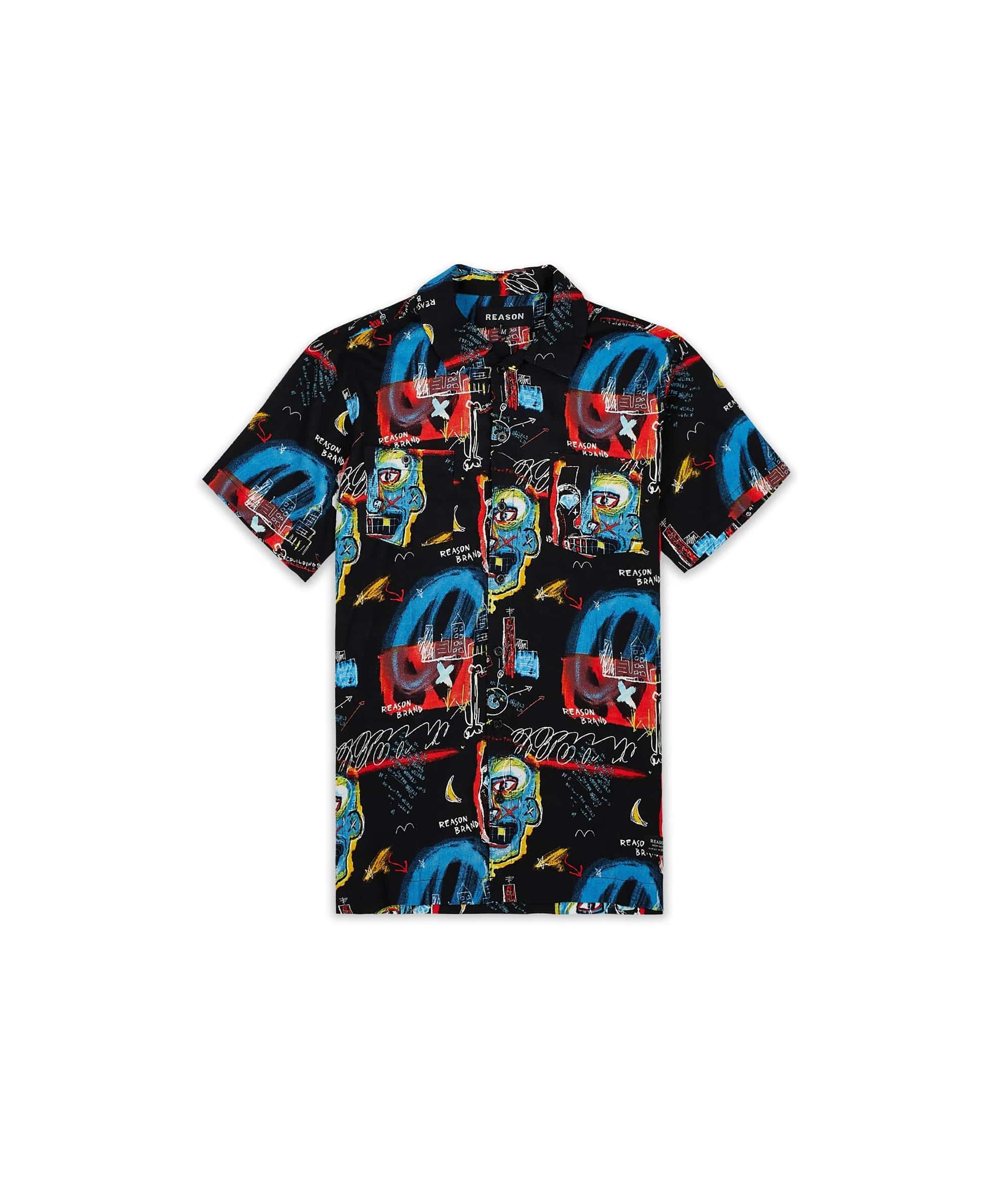 Street Art Allover Print Short Sleeve Shirt - Image 4