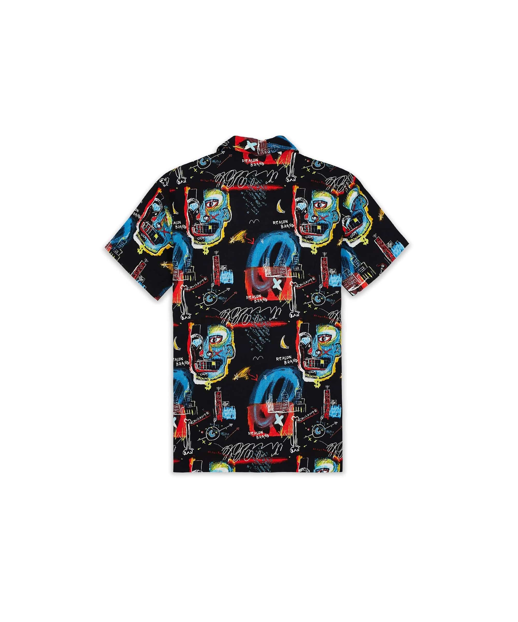 Street Art Allover Print Short Sleeve Shirt - Image 5