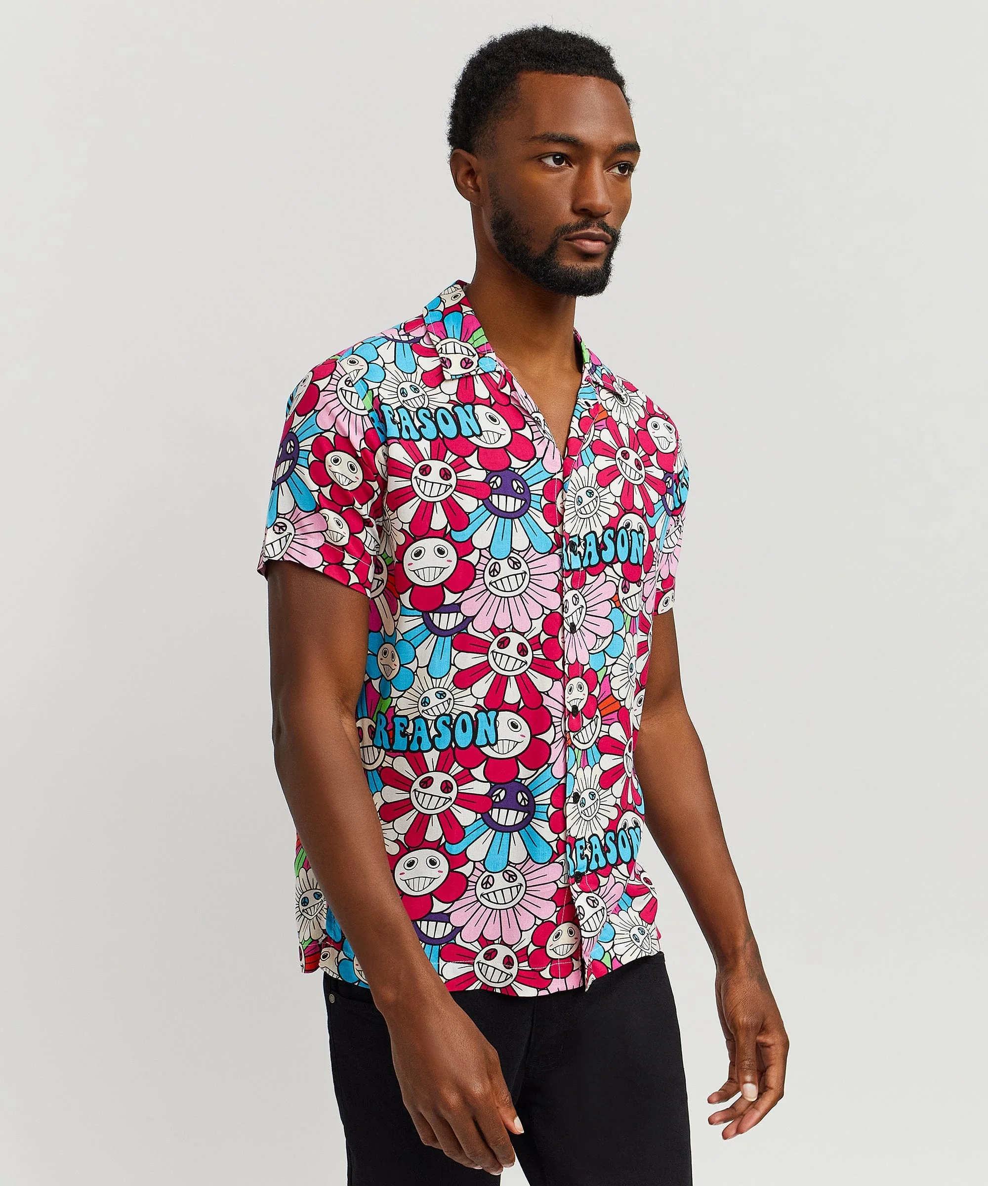 Sunflower Allover Print Short Sleeve Shirt - Image 10