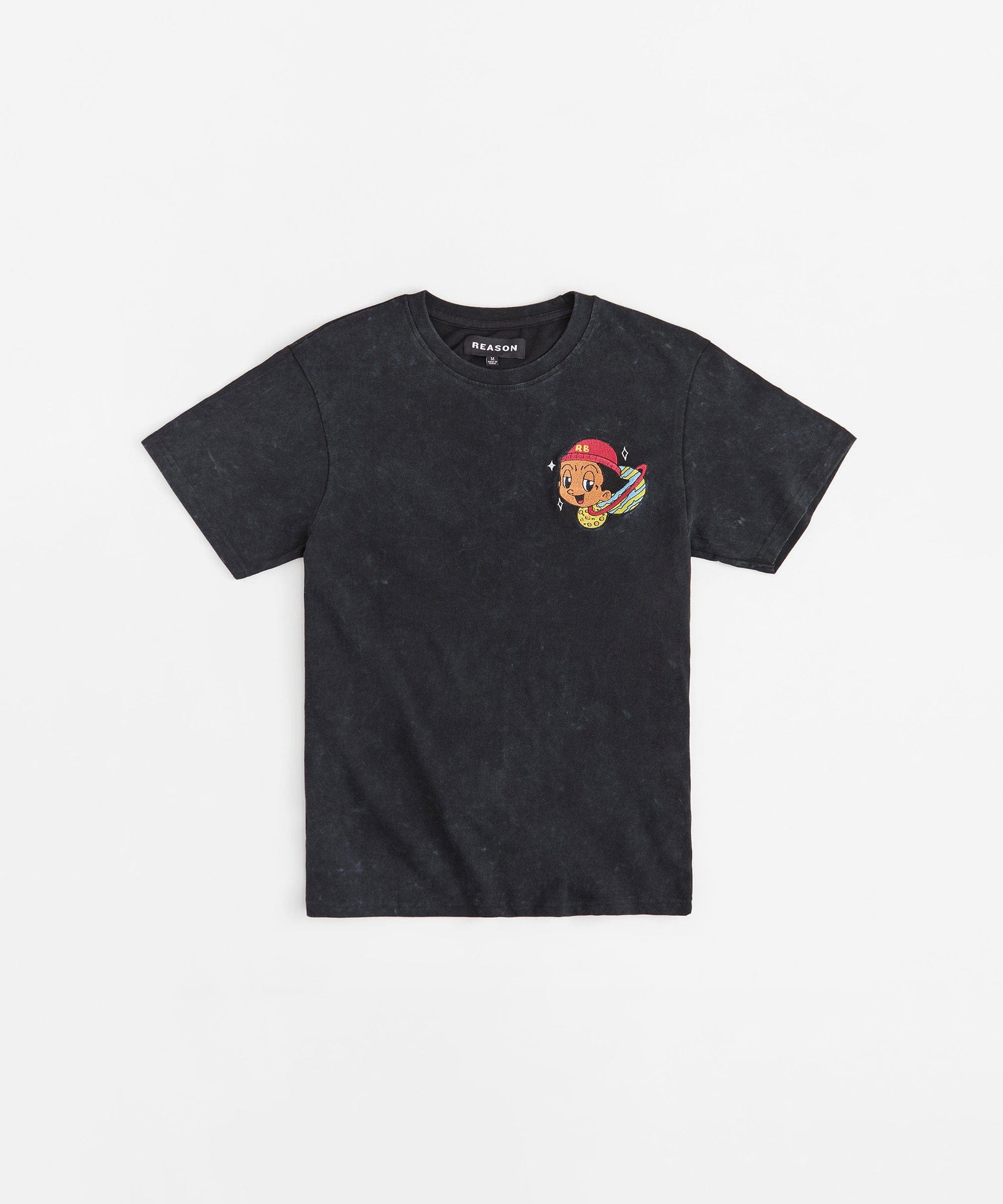 Take What's Yours Embroidered Short Sleeve Tee - Charcoal - Image 2