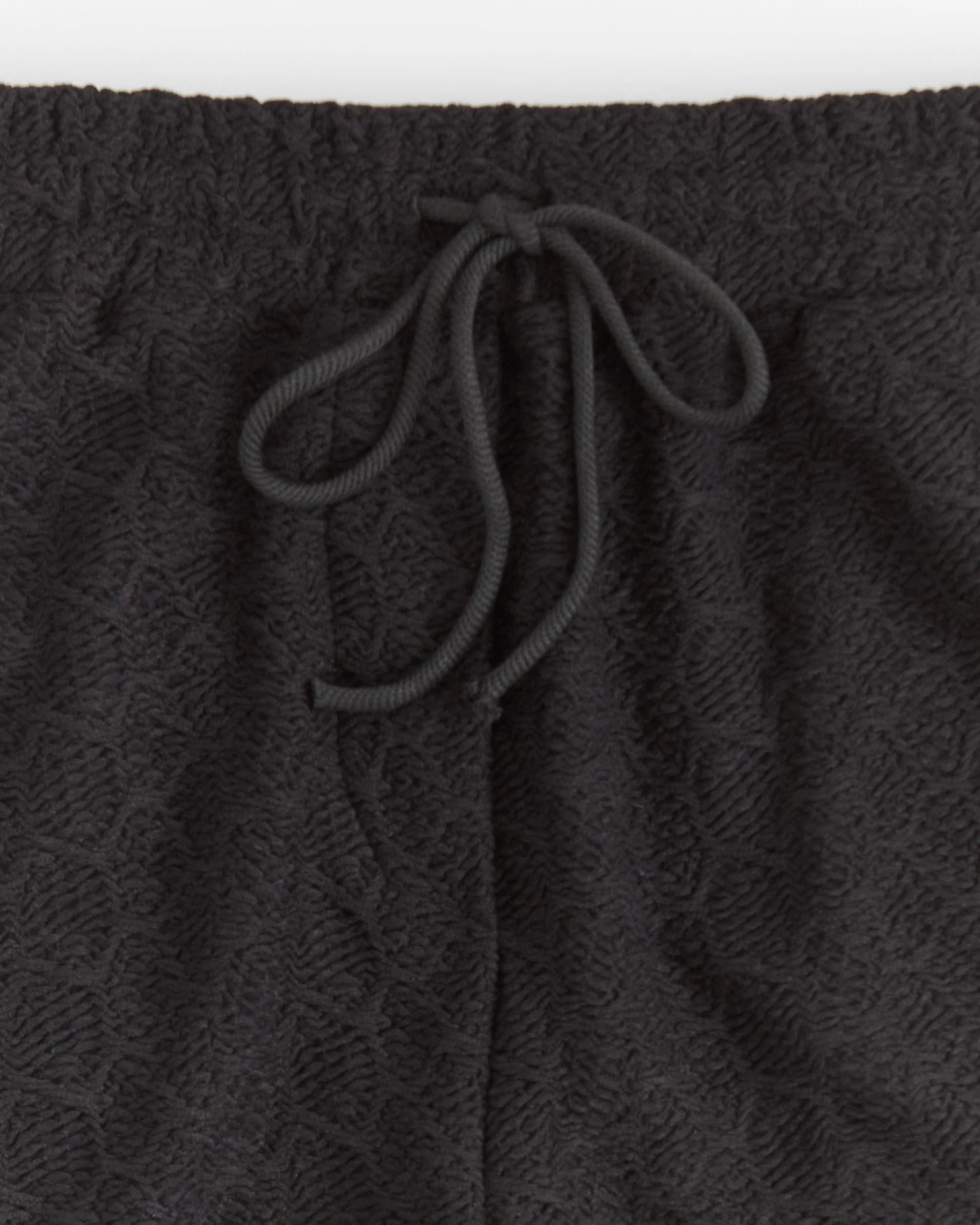Textured Honey Comb Short - Black - Image 2